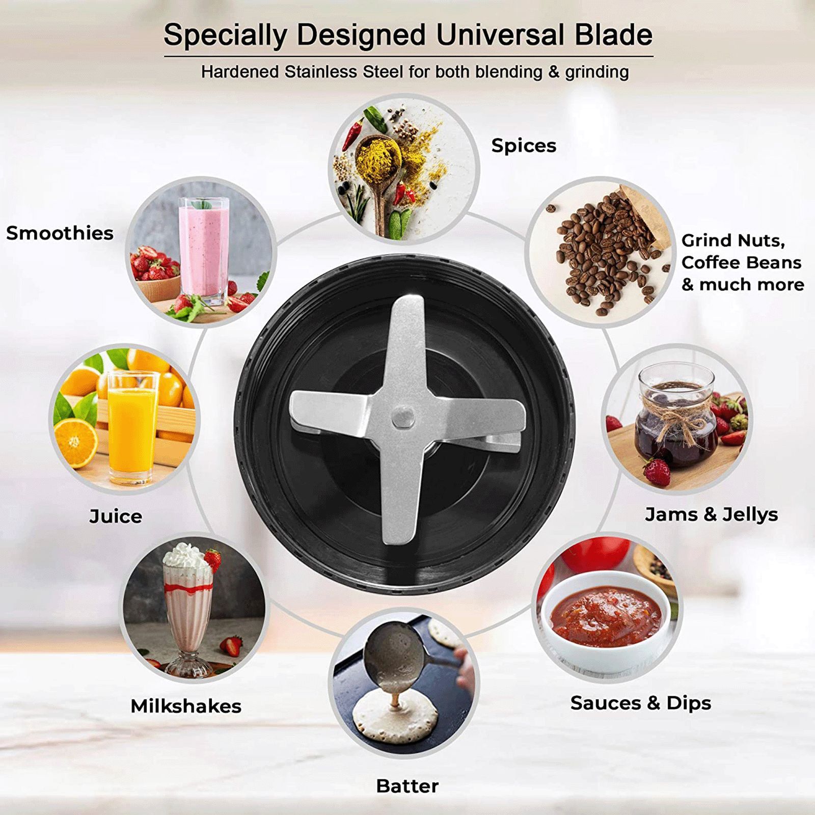 Balzano 1200 Watt 3 Jars Blender (28000 RPM, High Speed Operation, Black)_15