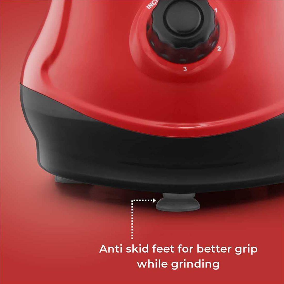 Kutchina MISI VICTOR 500 Watt 3 Jars Mixer Grinder (18000 RPM, Overload Protection, Red)_19