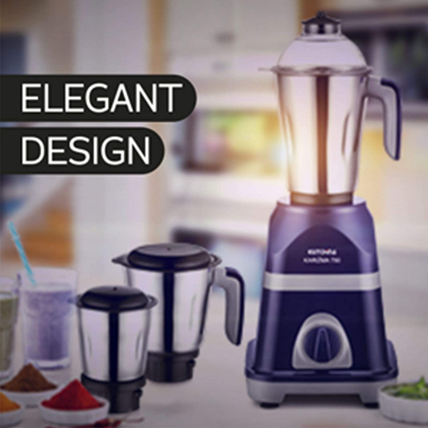 Kutchina MISI KARIZMA 750 Watt 3 Jars Mixer Grinder (18000 RPM, Anti Skid Feet, Blue)_12