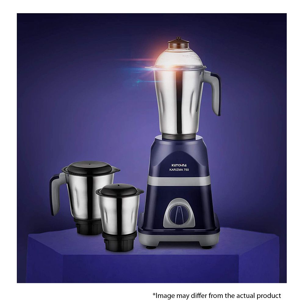 Kutchina MISI KARIZMA 750 Watt 3 Jars Mixer Grinder (18000 RPM, Anti Skid Feet, Blue)_15