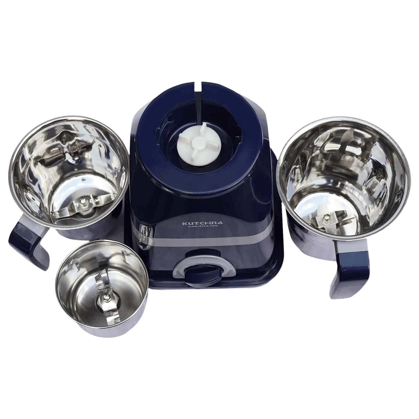 Kutchina MISI KARIZMA 750 Watt 3 Jars Mixer Grinder (18000 RPM, Anti Skid Feet, Blue)_5