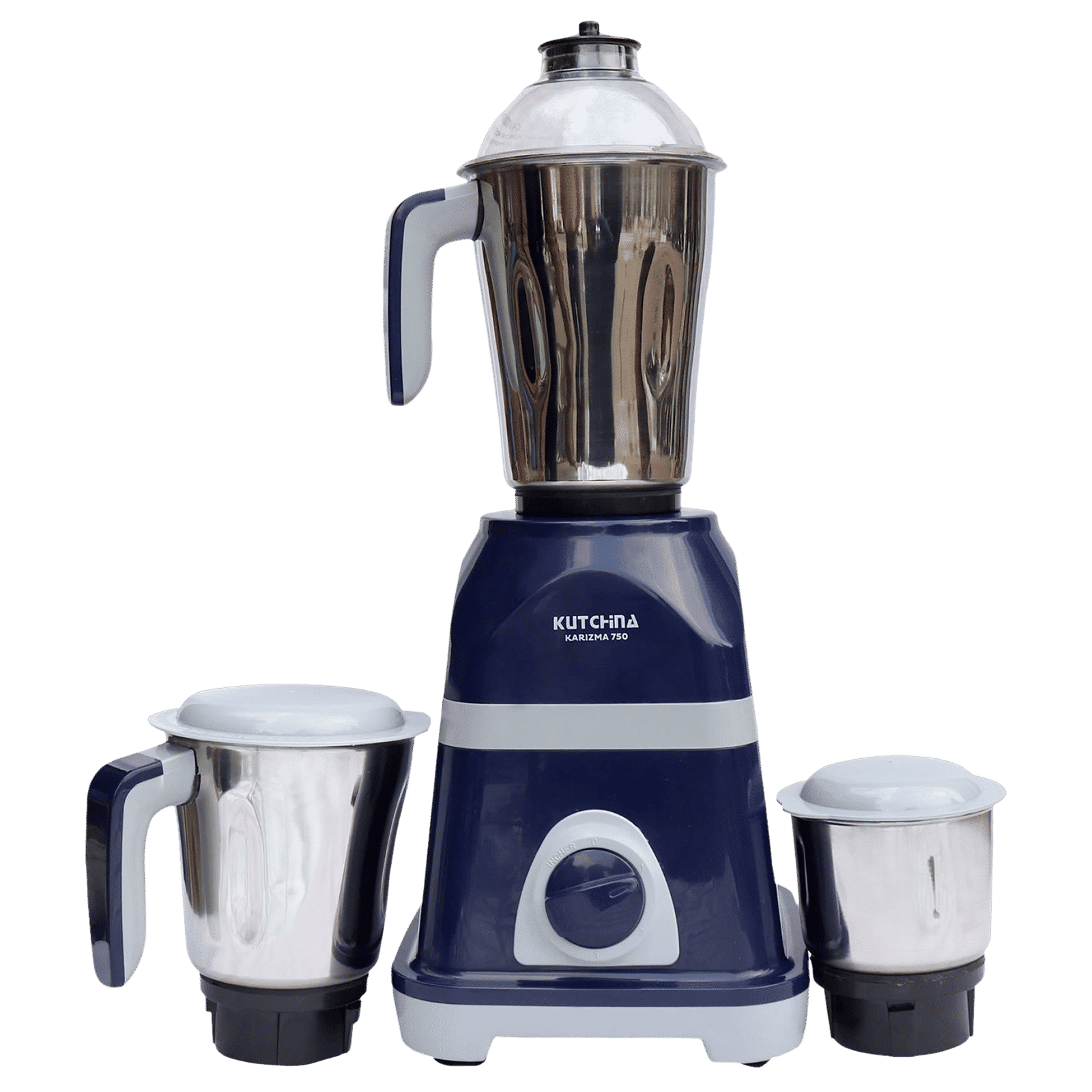 Kutchina MISI KARIZMA 750 Watt 3 Jars Mixer Grinder (18000 RPM, Anti Skid Feet, Blue)_6