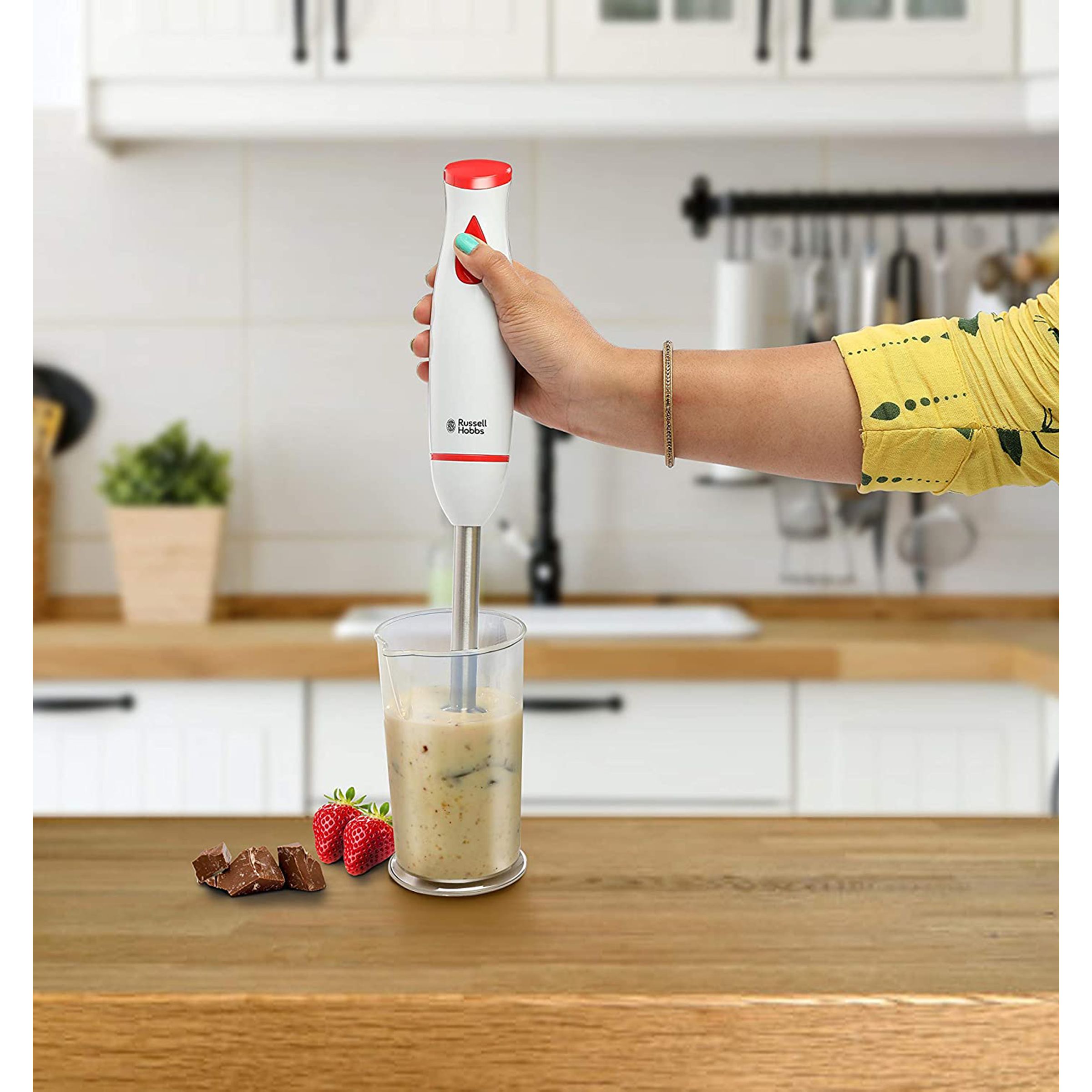 Russell Hobbs RHB300SS 300 Watt Hand Blender (Splash Free Design, White)_6