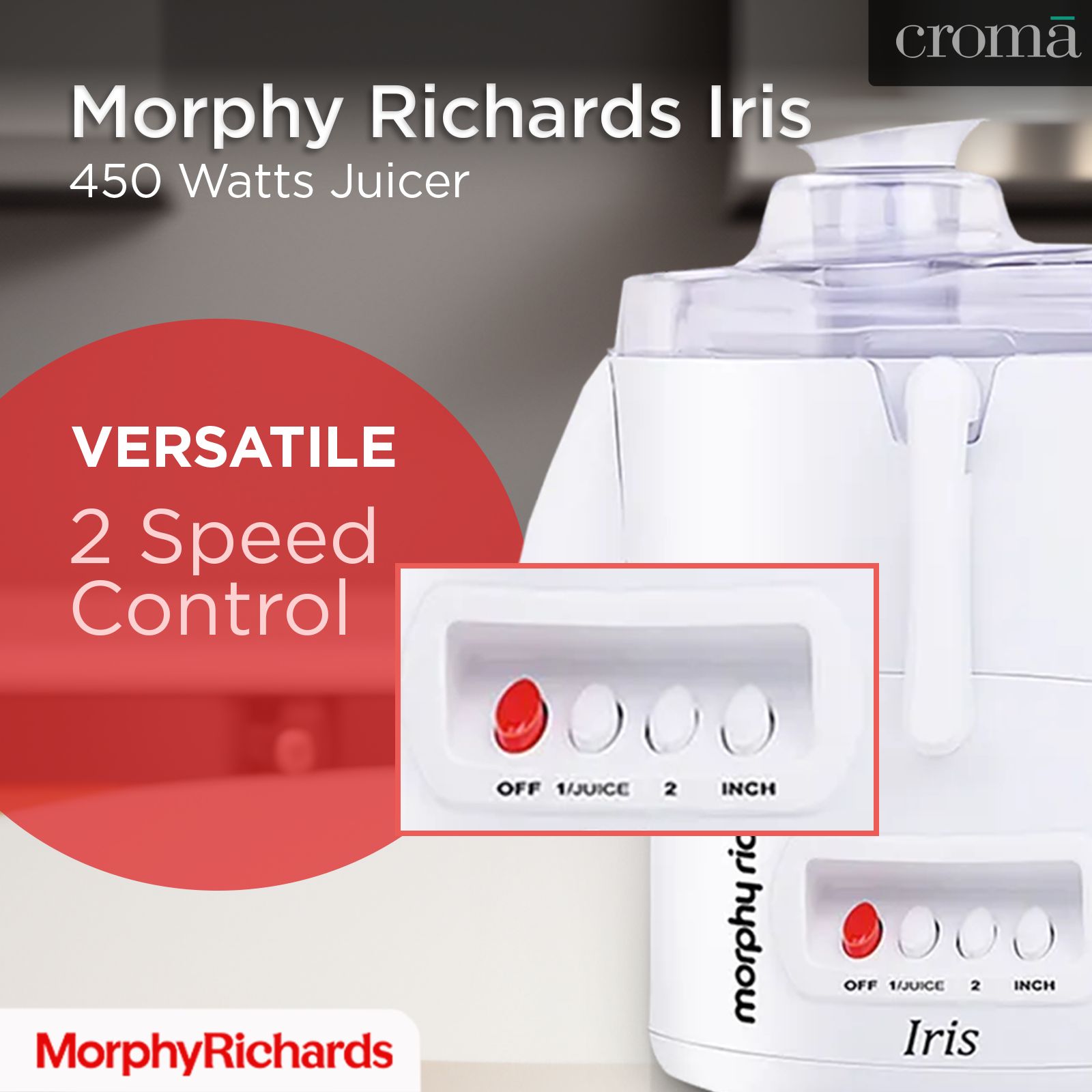 morphy richards Iris Juicer 450 Watts Juicer (Overload Protector, White)_6