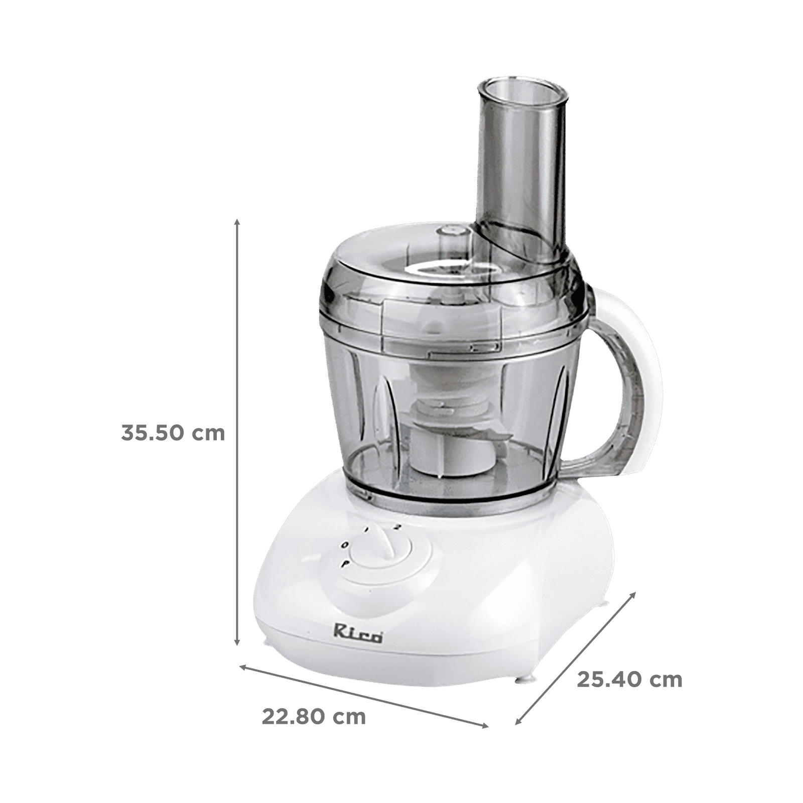 Rico Food Factory 400 Watt Food Processor with 2 Blades (White)_3