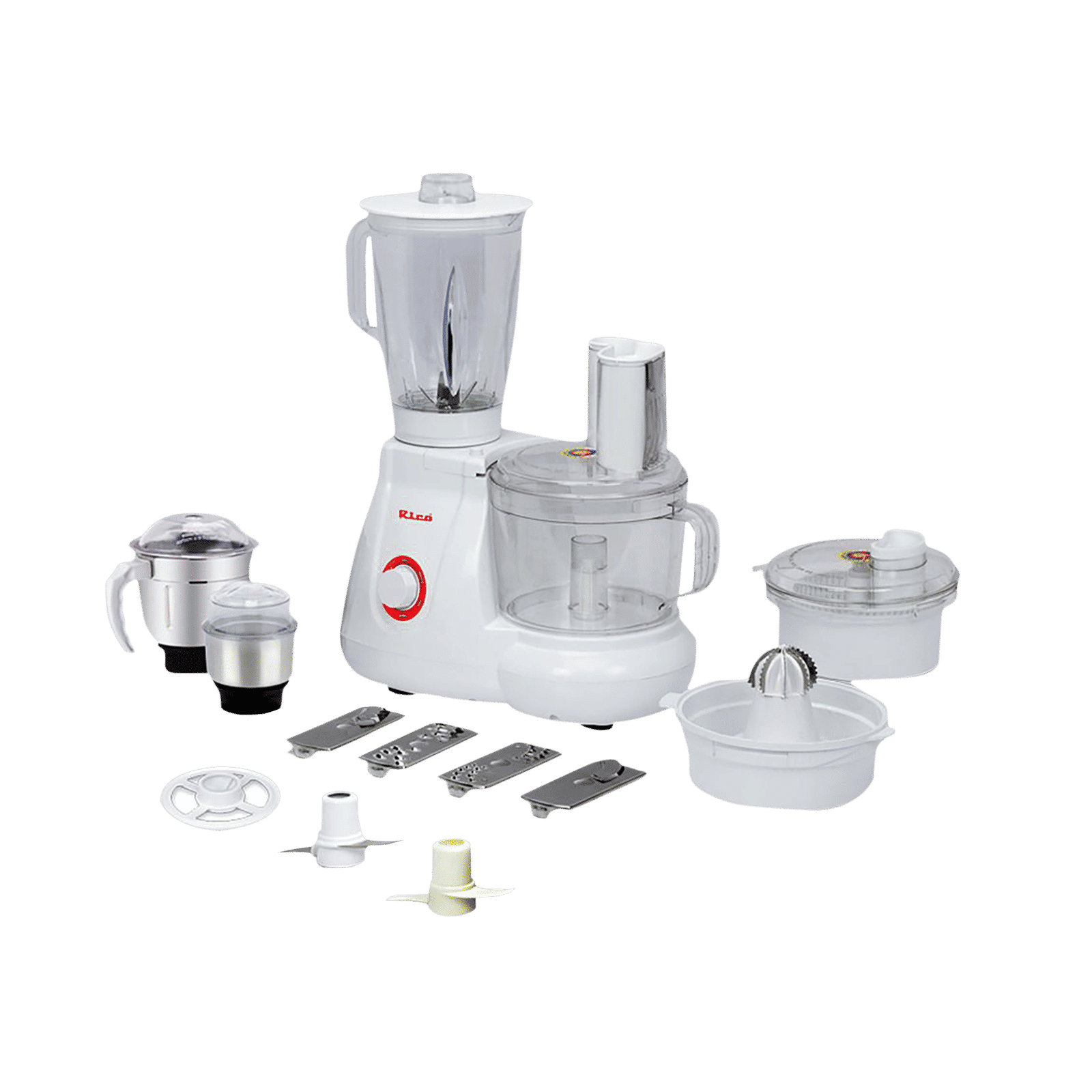 Rico 700 Watt Food Processor with 2 Blades (White)_1
