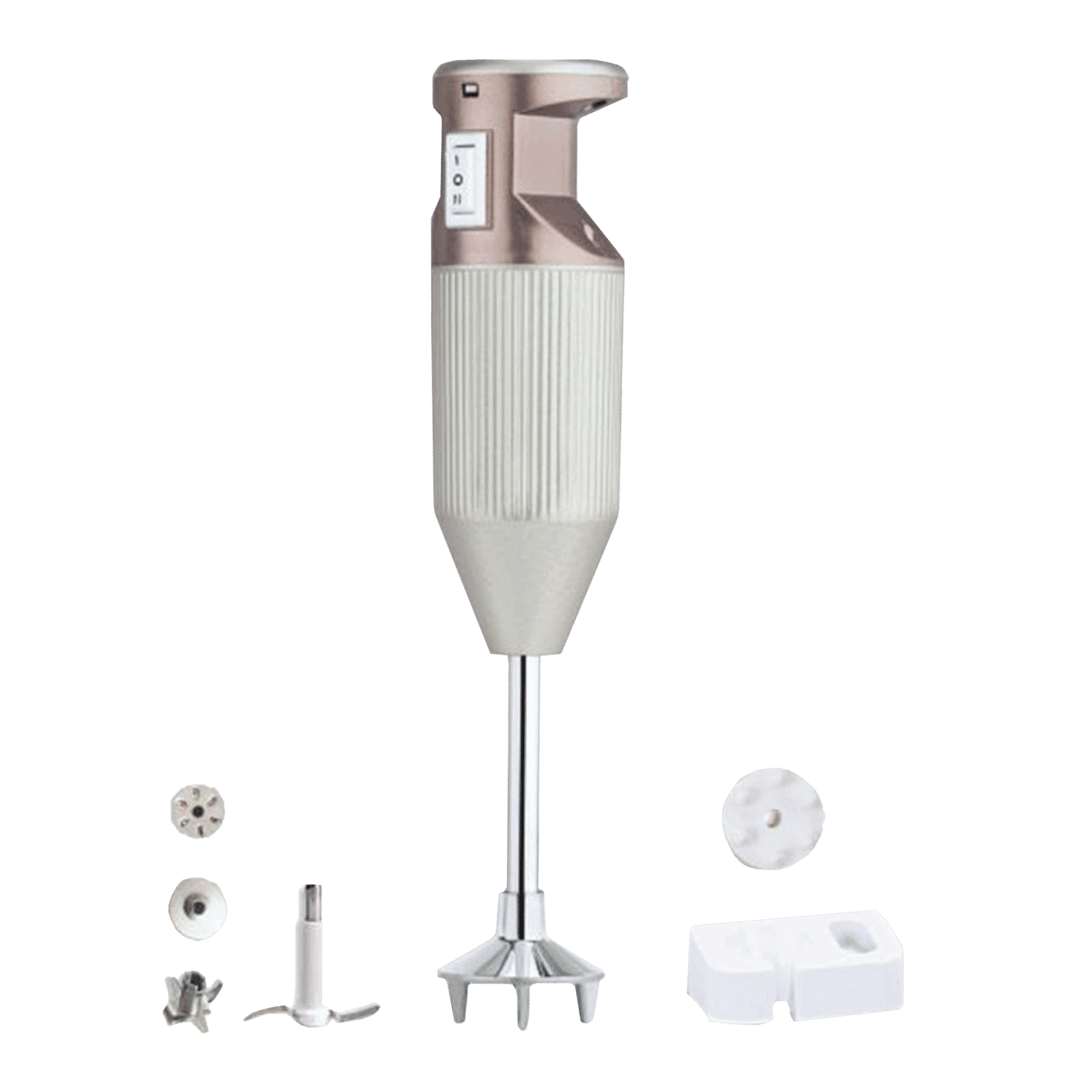 Rico HB1809 150 Watt 2 Speed Hand Blender with 4 Attachments (Speed Selector Control, White) Rico HB1809 150 Watt 2 Speed Hand Blender with 4 Attachments (Speed Selector Control, White)_1
