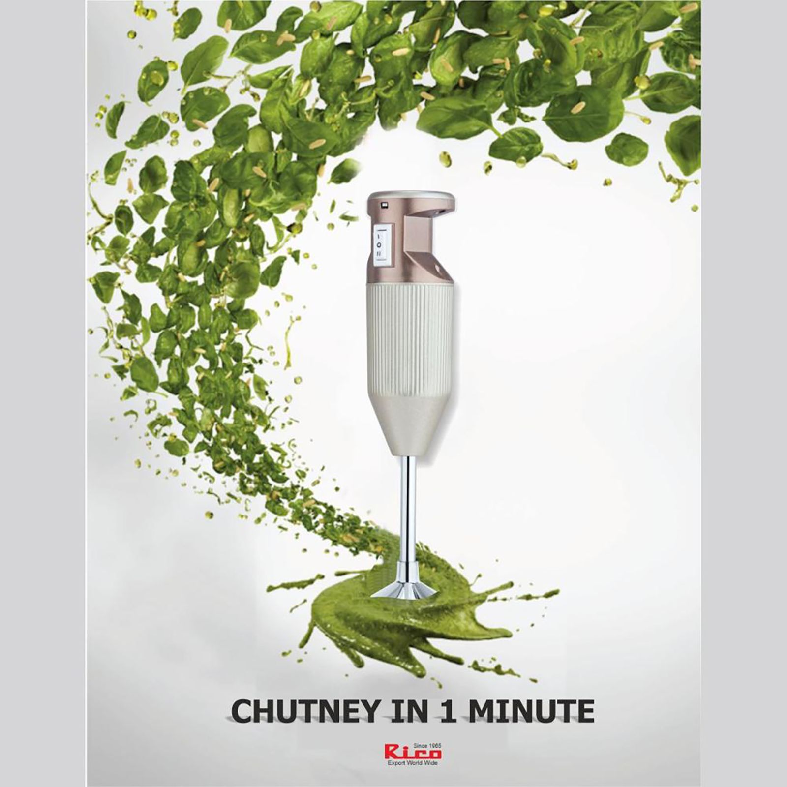 Rico HB1809 150 Watt 2 Speed Hand Blender with 4 Attachments (Speed Selector Control, White) Rico HB1809 150 Watt 2 Speed Hand Blender with 4 Attachments (Speed Selector Control, White)_6