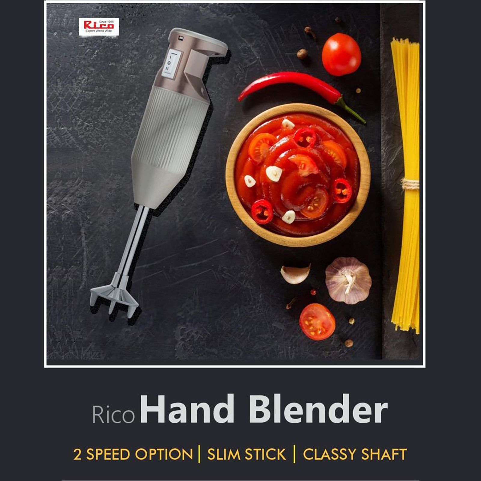 Rico HB1809 150 Watt 2 Speed Hand Blender with 4 Attachments (Speed Selector Control, White) Rico HB1809 150 Watt 2 Speed Hand Blender with 4 Attachments (Speed Selector Control, White)_7