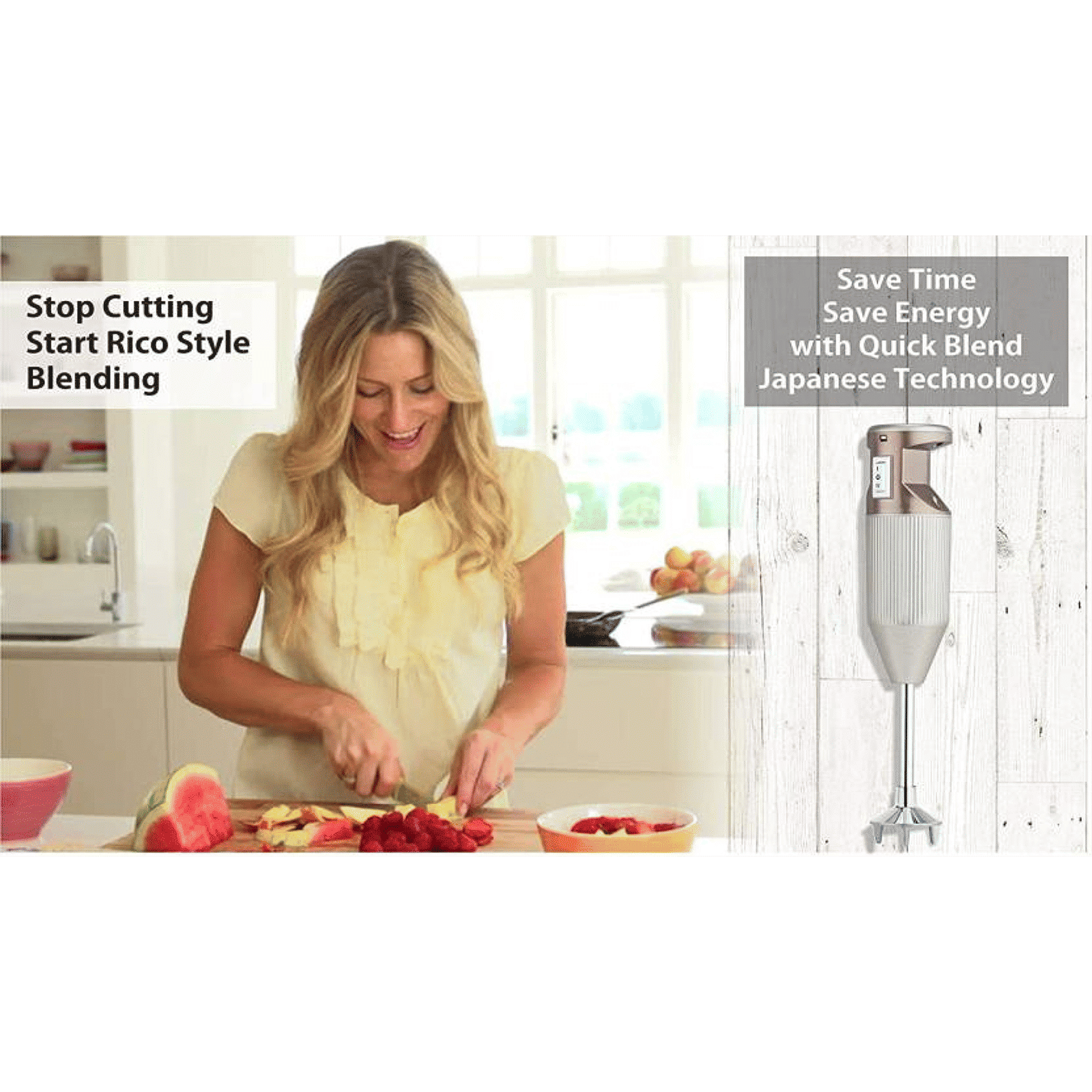 Rico HB1809 150 Watt 2 Speed Hand Blender with 4 Attachments (Speed Selector Control, White) Rico HB1809 150 Watt 2 Speed Hand Blender with 4 Attachments (Speed Selector Control, White)_12