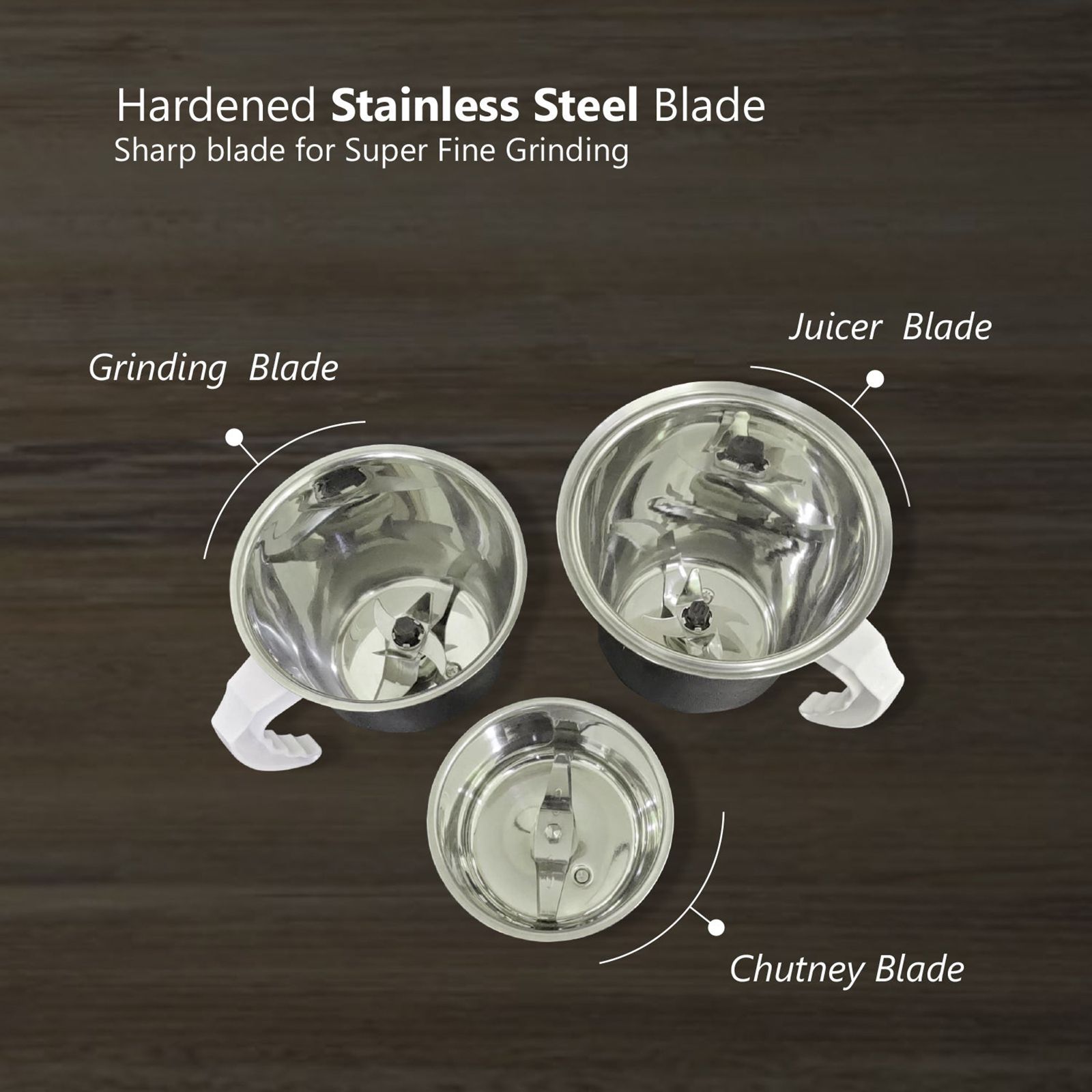 Rico 750 Watt 3 Jars Mixer Grinder (18000 RPM, Overload Protection, White)_18