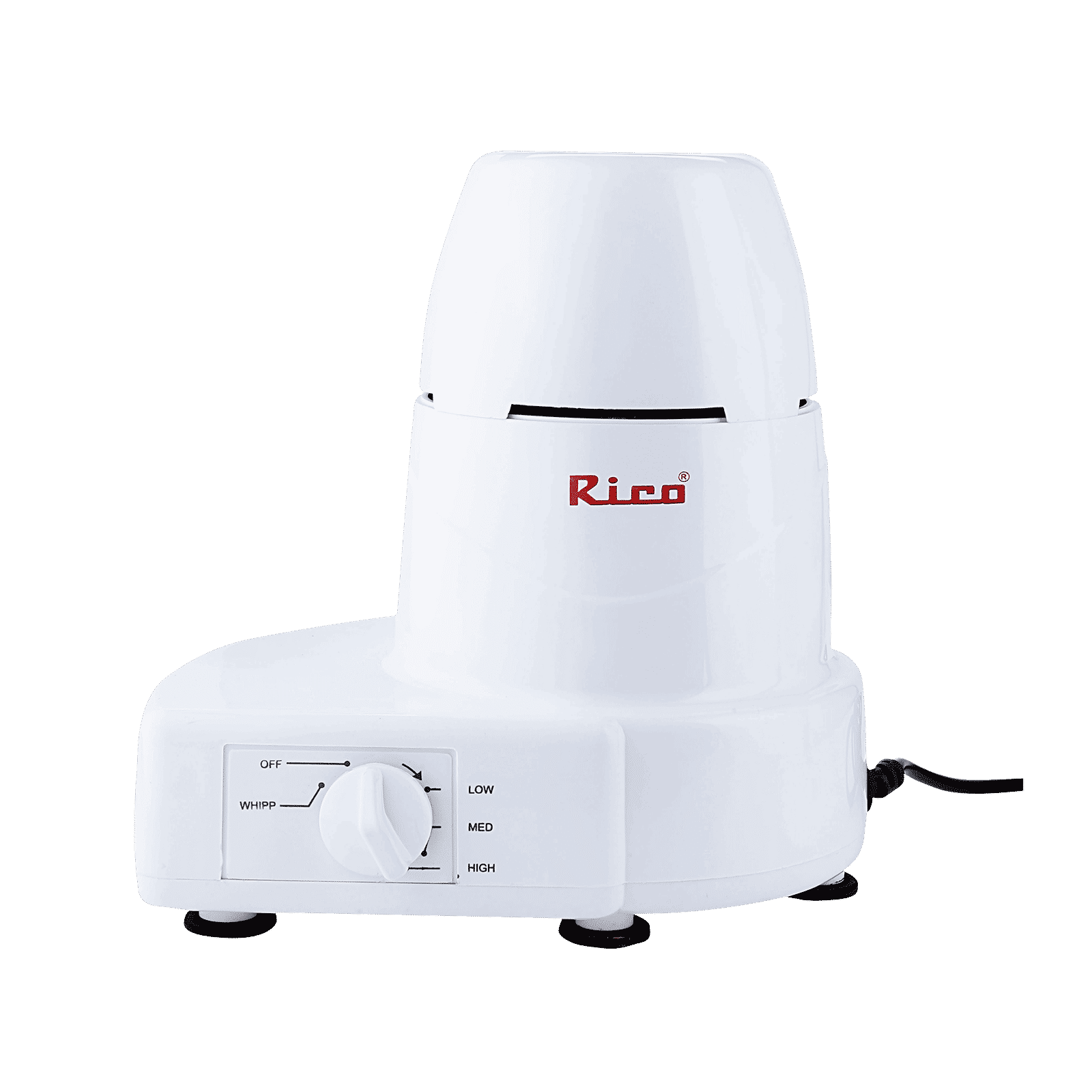 Rico MG 1803 750 Watt 3 Jars Mixer Grinder (18000 RPM, 3 Speed Control with Whip Option, White)_5