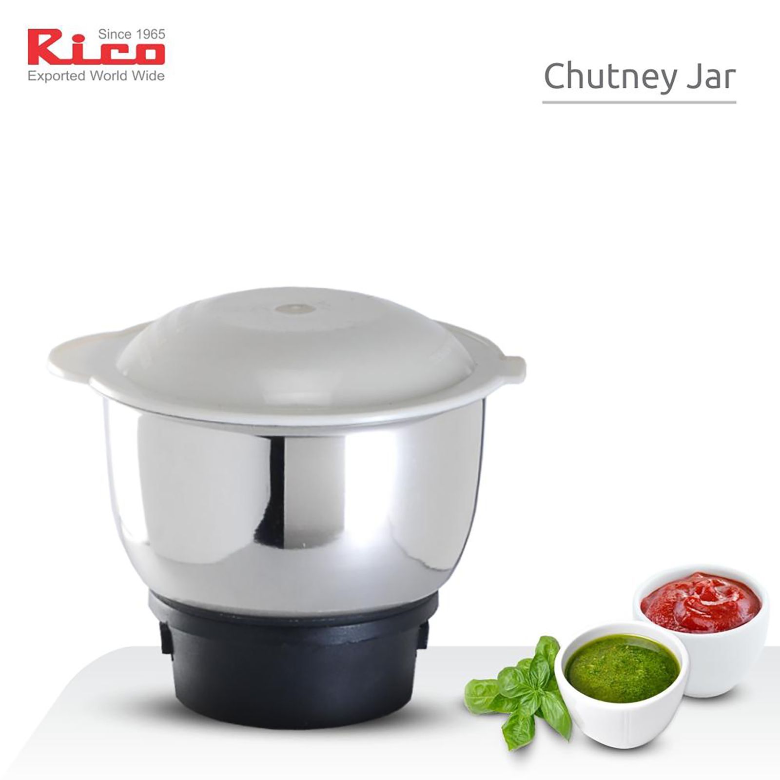 Rico MG 1803 750 Watt 3 Jars Mixer Grinder (18000 RPM, 3 Speed Control with Whip Option, White)_9