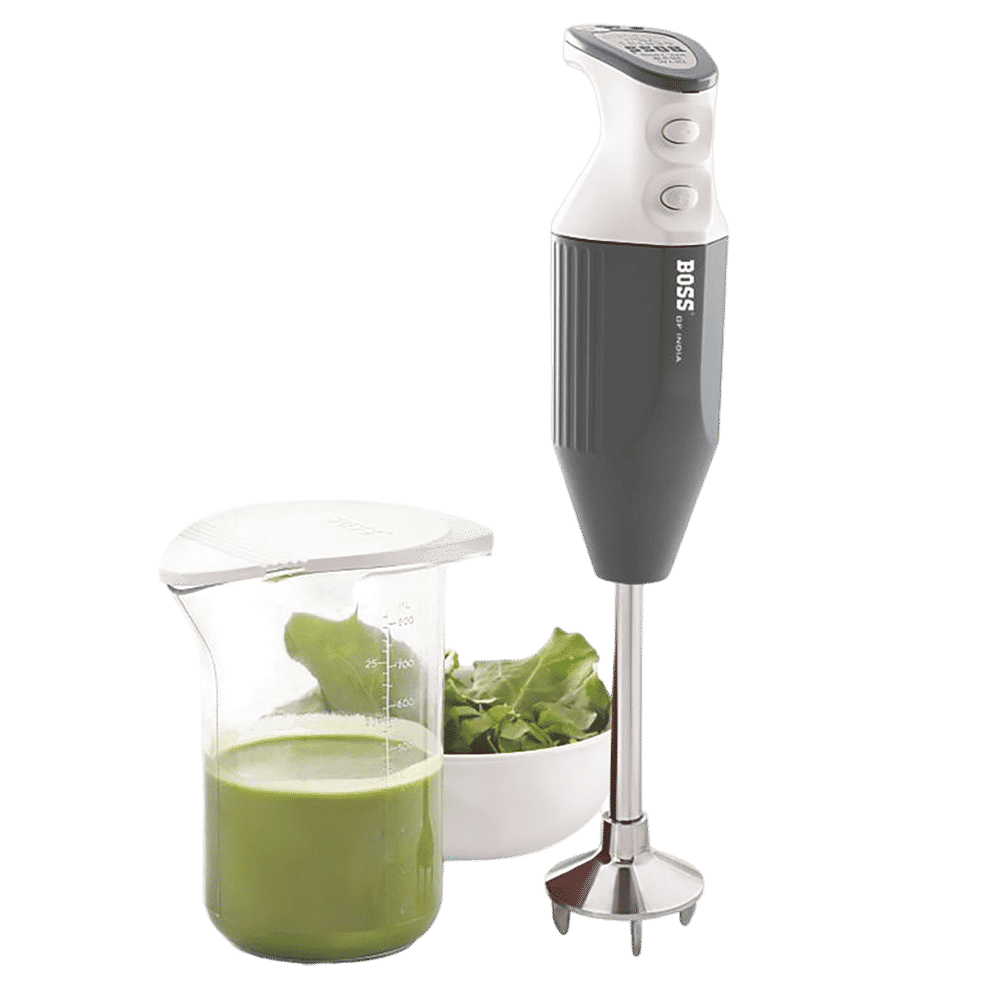 BOSS Genius 180 Watt 2 Speed Hand Blender with 4 Attachments (Push Button Control, Twin Black)_9