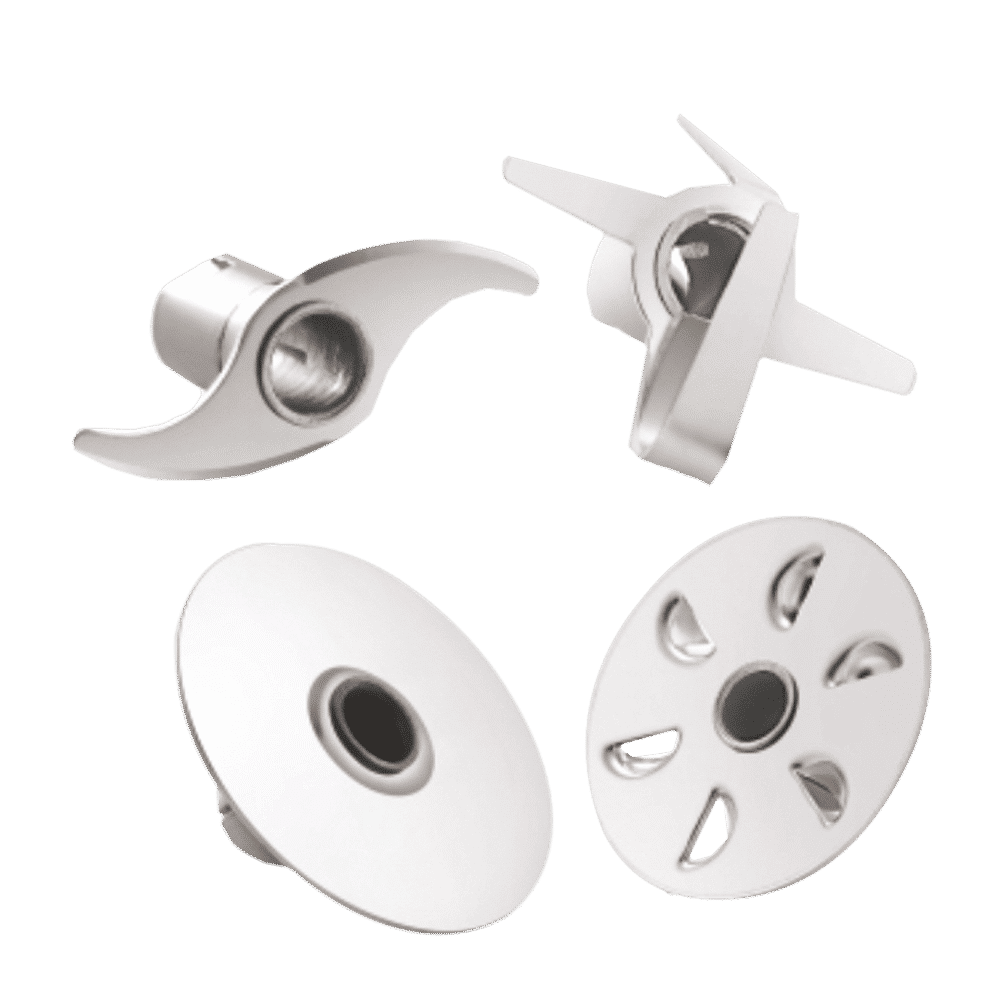 BOSS Genius 180 Watt 2 Speed Hand Blender with 4 Attachments (Push Button Control, Twin Black)_5