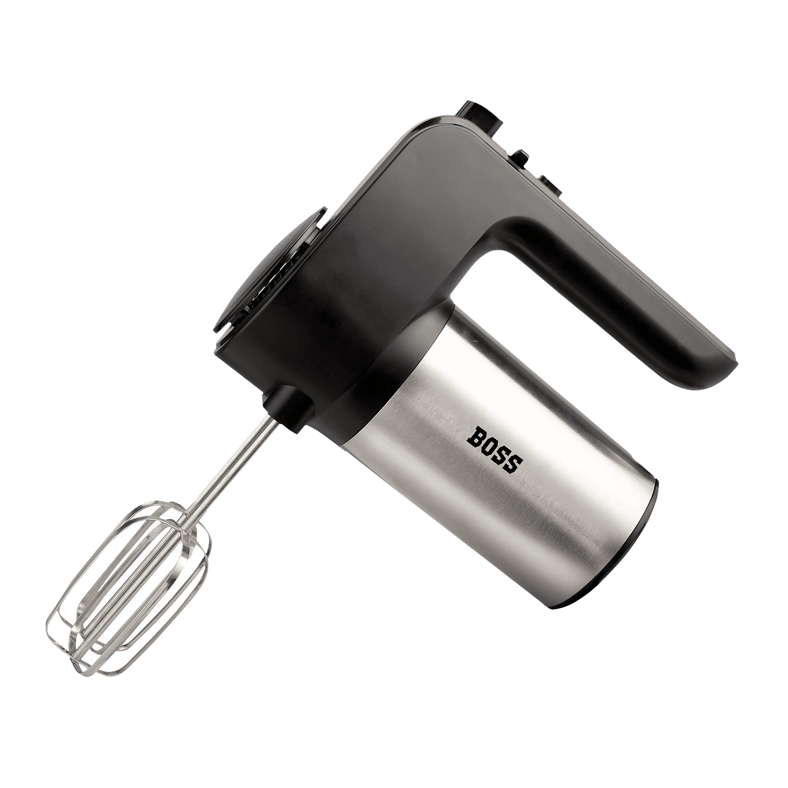 BOSS Whipmix 300 Watt 6 Speed Hand Mixer with 4 Attachments (Powerful Motor, Black)_1