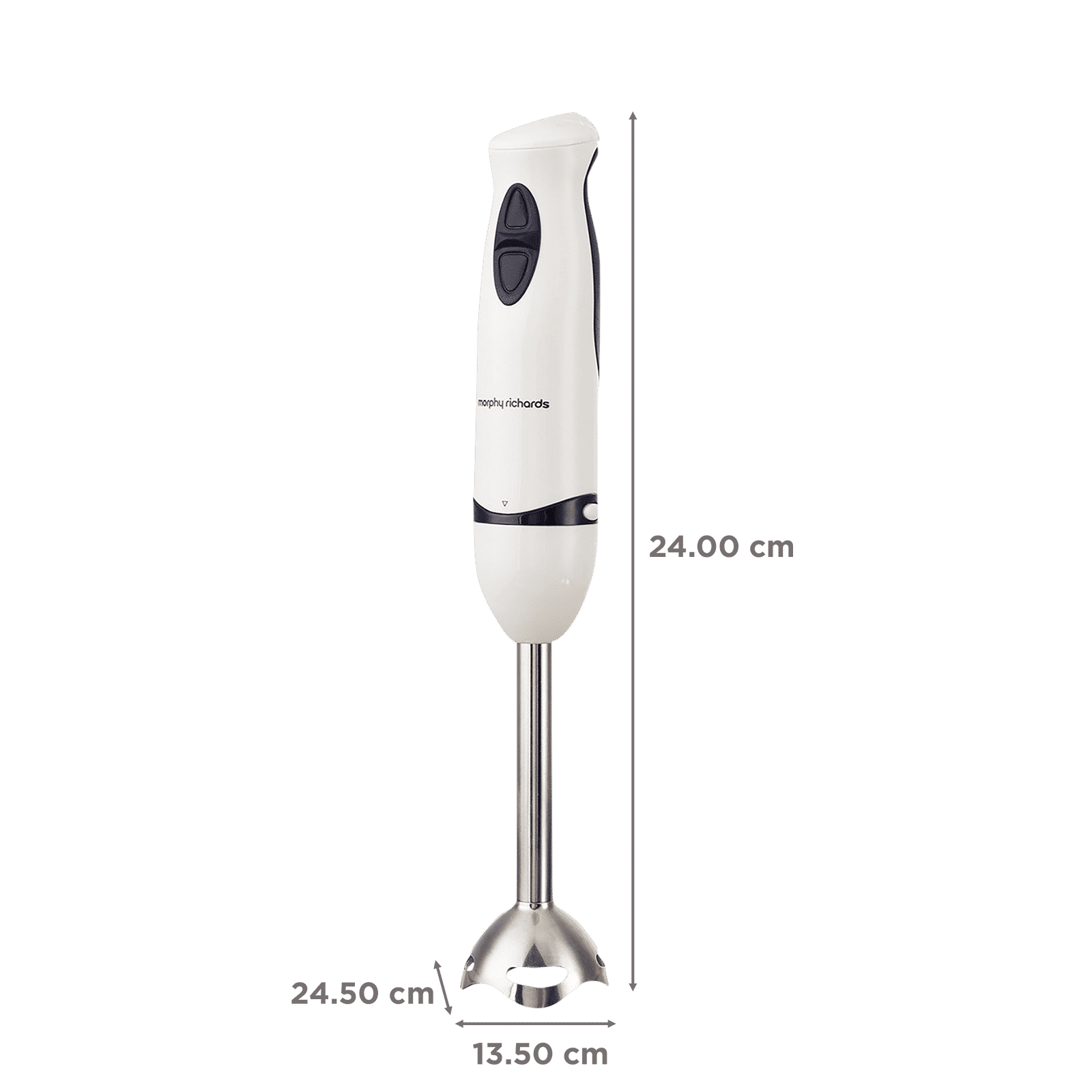 morphy richards HBCS 400 Watt 2 Speed Hand Blender with 2 Attachments (Easy Locking System, White)_3