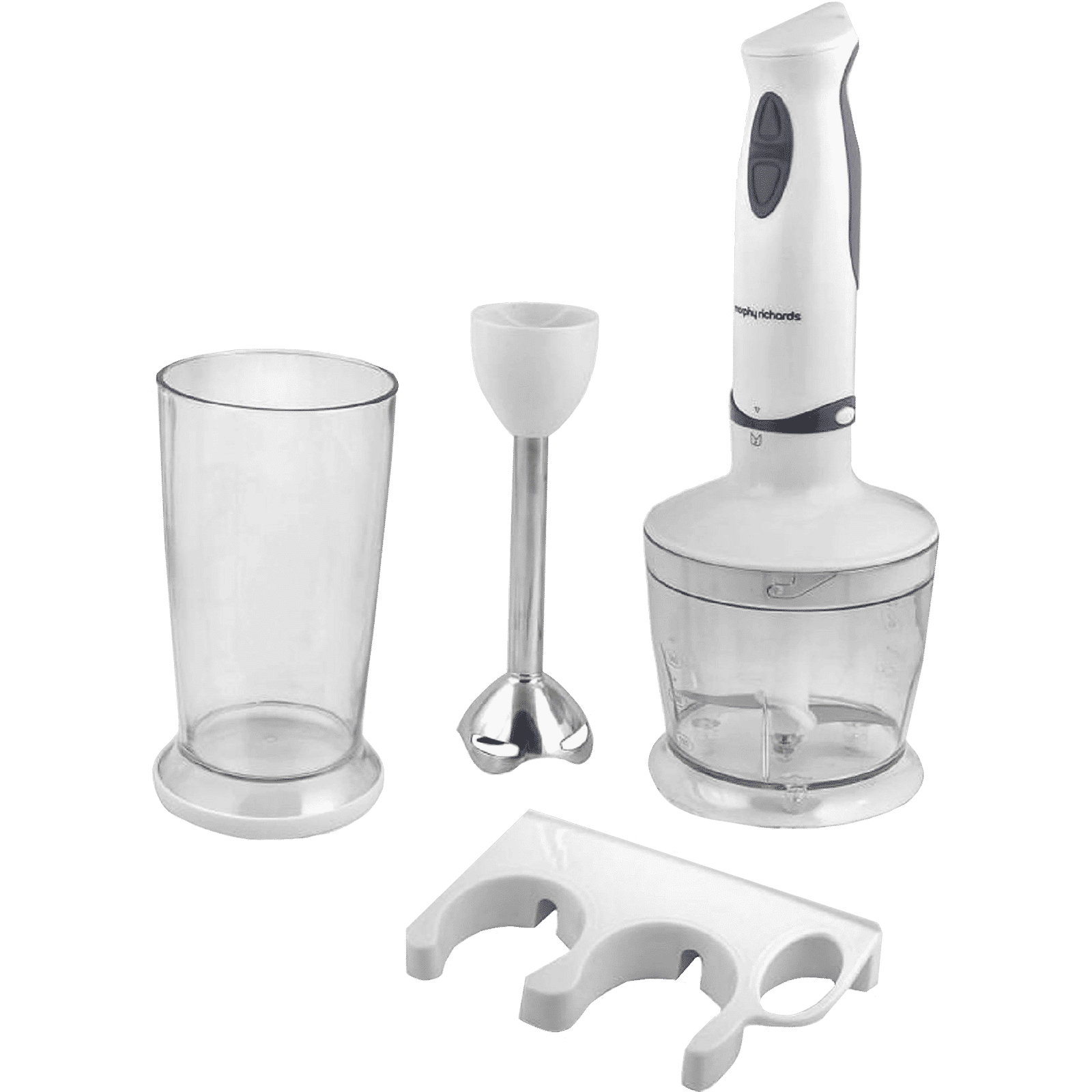 morphy richards HBCS 400 Watt 2 Speed Hand Blender with 2 Attachments (Easy Locking System, White)_5