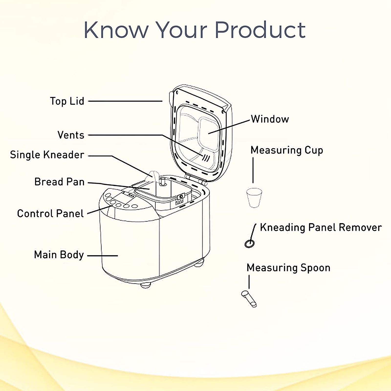 KENT 550 Watts Atta And Bread Maker (16010, Steel Grey) KENT 550 Watts Atta And Bread Maker (16010, Steel Grey)_12
