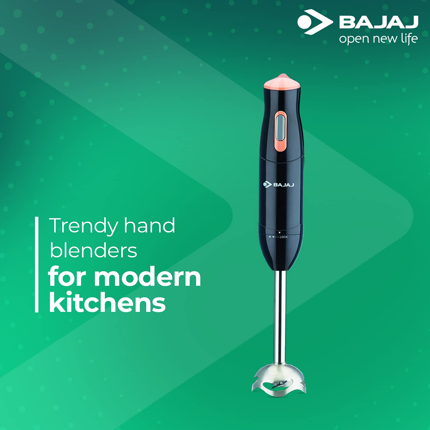 BAJAJ HB 21 300 Watt Hand Blender (Silent DC Motor, Black) BAJAJ HB 21 300 Watt Hand Blender (Silent DC Motor, Black)_10