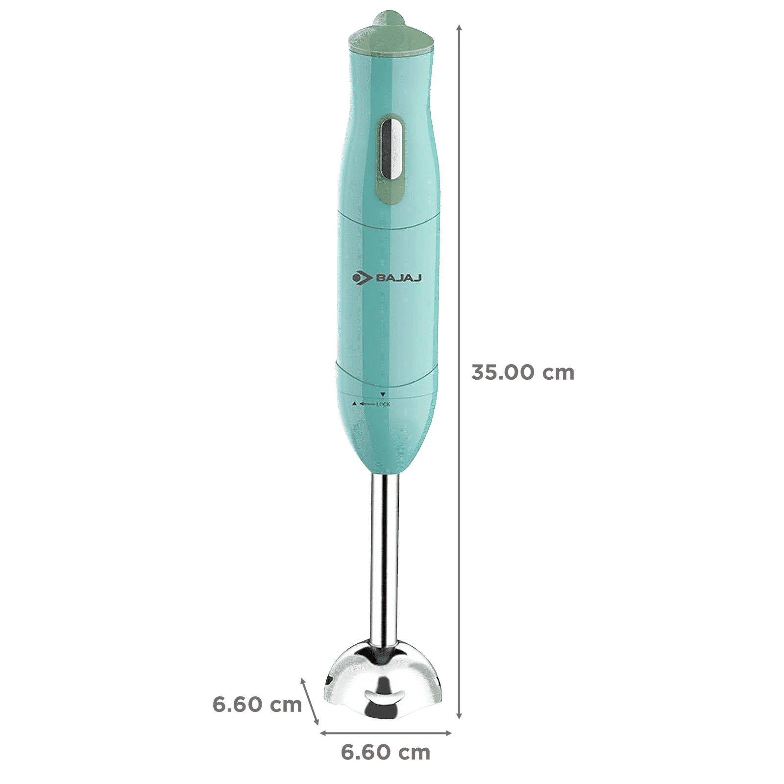 BAJAJ 410536 300 Watt Hand Blender (Single Silent DC Motor, Blue)_3