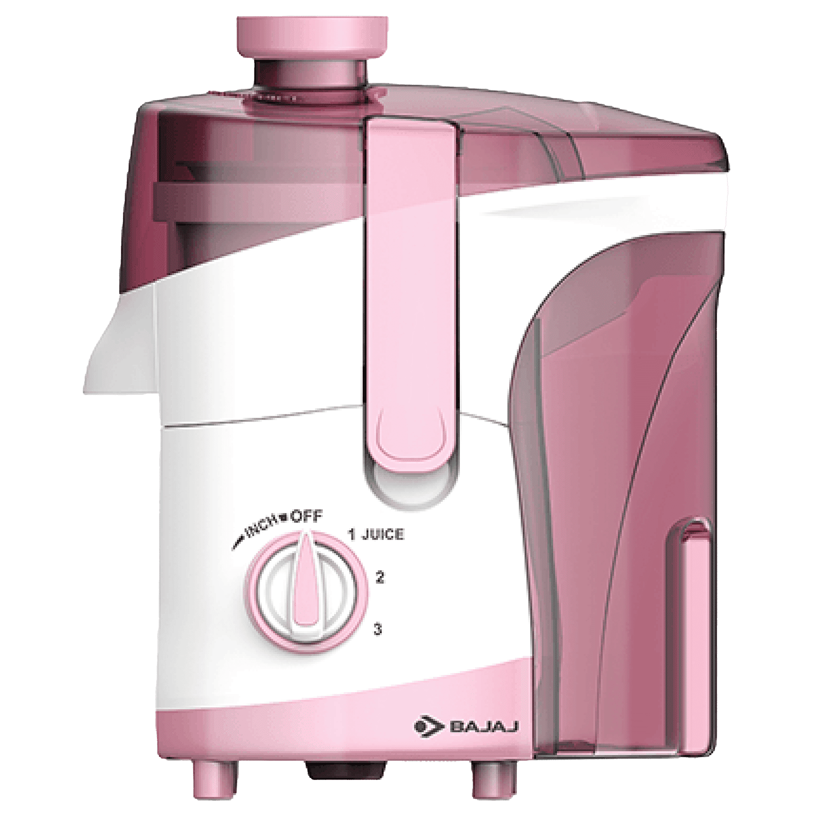 BAJAJ JX 20 500 Watt 2 Jars Juicer Mixer Grinder (18000 RPM, ISI Approved, White and Pink)_1