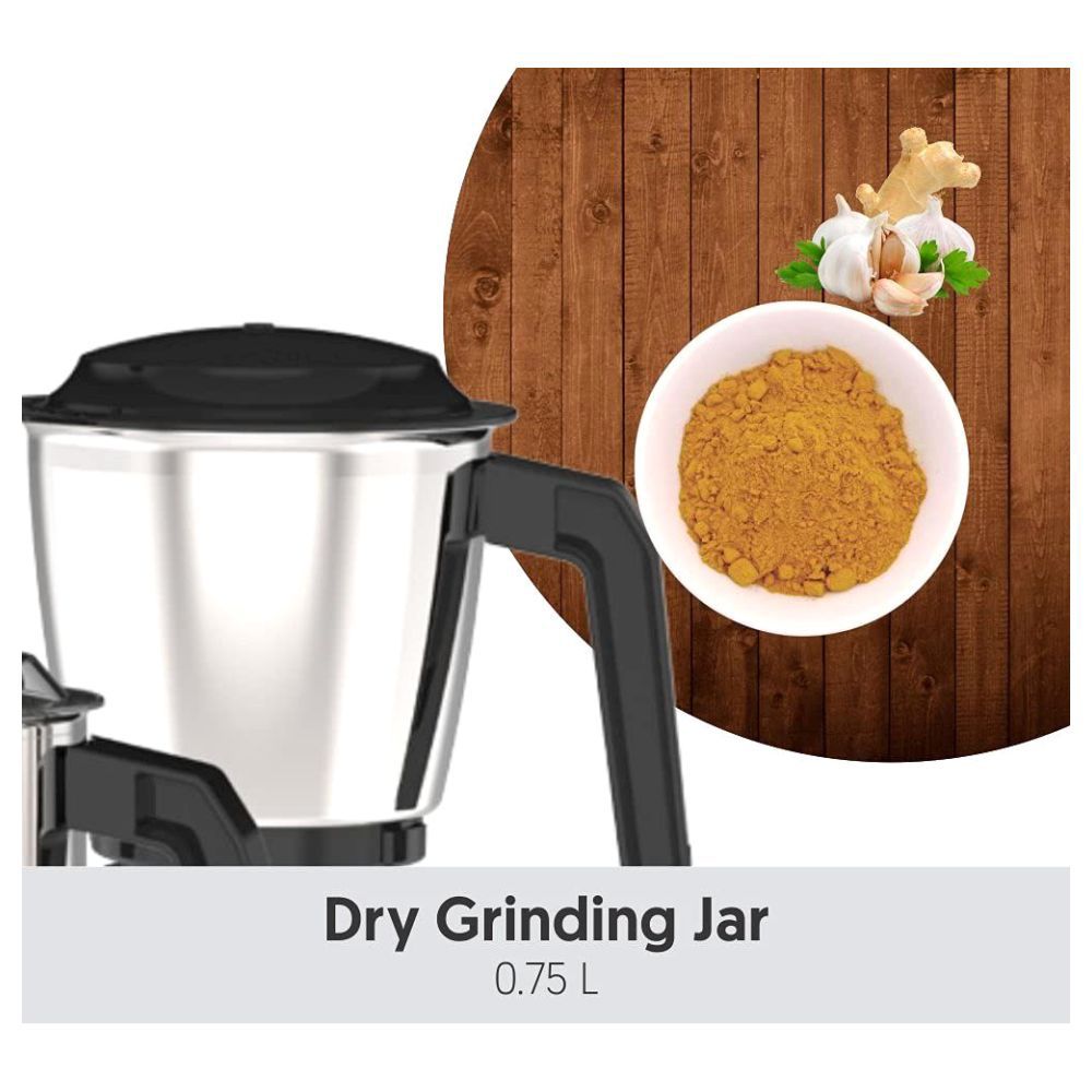 Preethi Peppy Plus 750 Watt 4 Jars Mixer Grinder (21000 RPM, Motor Cooling Booster Technology, Red & Black)_15