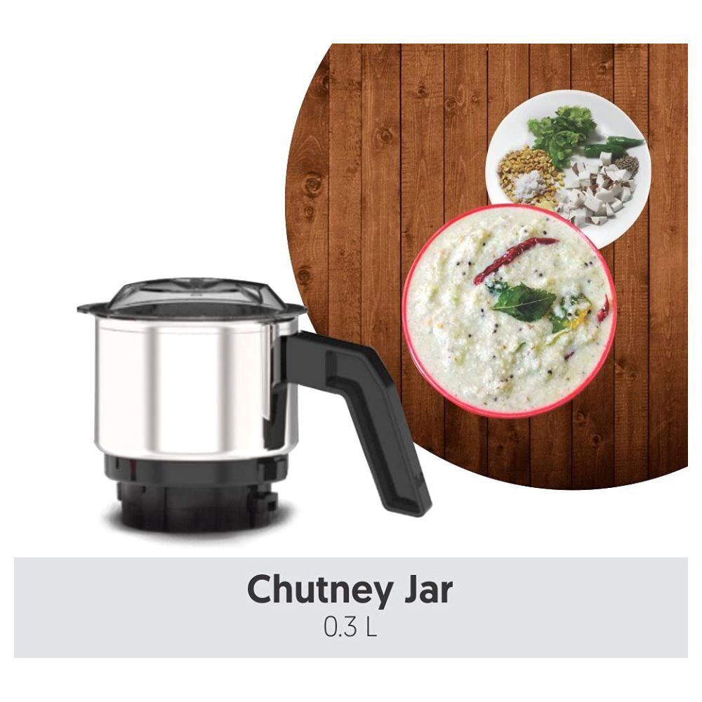 Preethi Peppy Plus 750 Watt 4 Jars Mixer Grinder (21000 RPM, Motor Cooling Booster Technology, Red & Black)_16