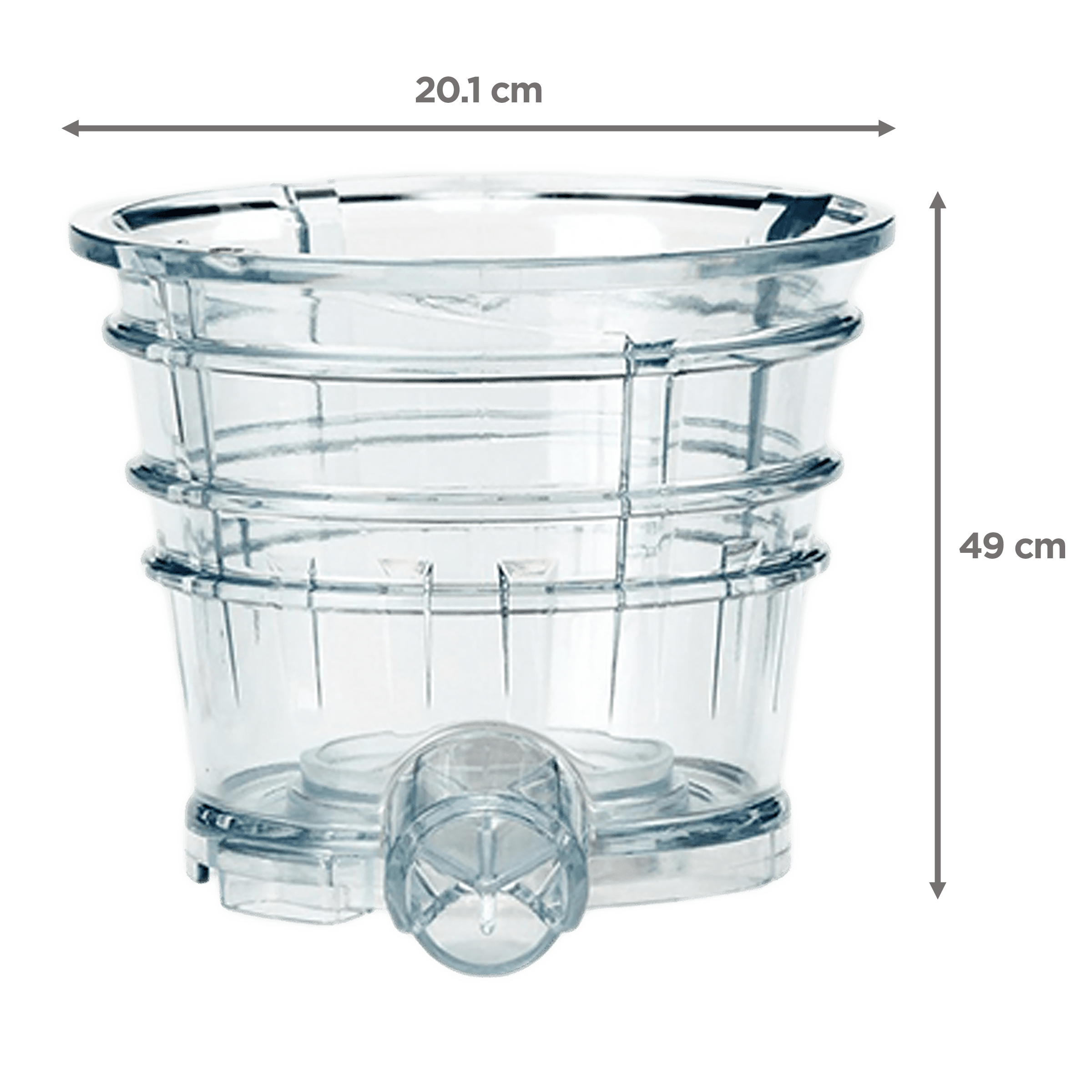 Kuvings Sorbet Strainer For Sorbet Making (3 in 1 Multi-Function, SOSEVO, Transparent)_2