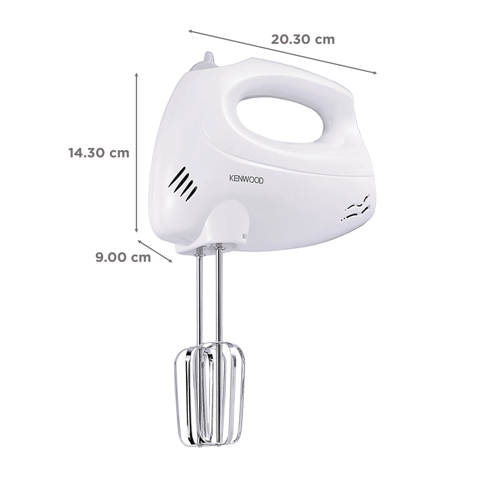 KENWOOD HM330 250 Watt 6 Speed Hand Mixer with 4 Attachments (Thumb Operated Speed Control, White) KENWOOD HM330 250 Watt 6 Speed Hand Mixer with 4 Attachments (Thumb Operated Speed Control, White)_3