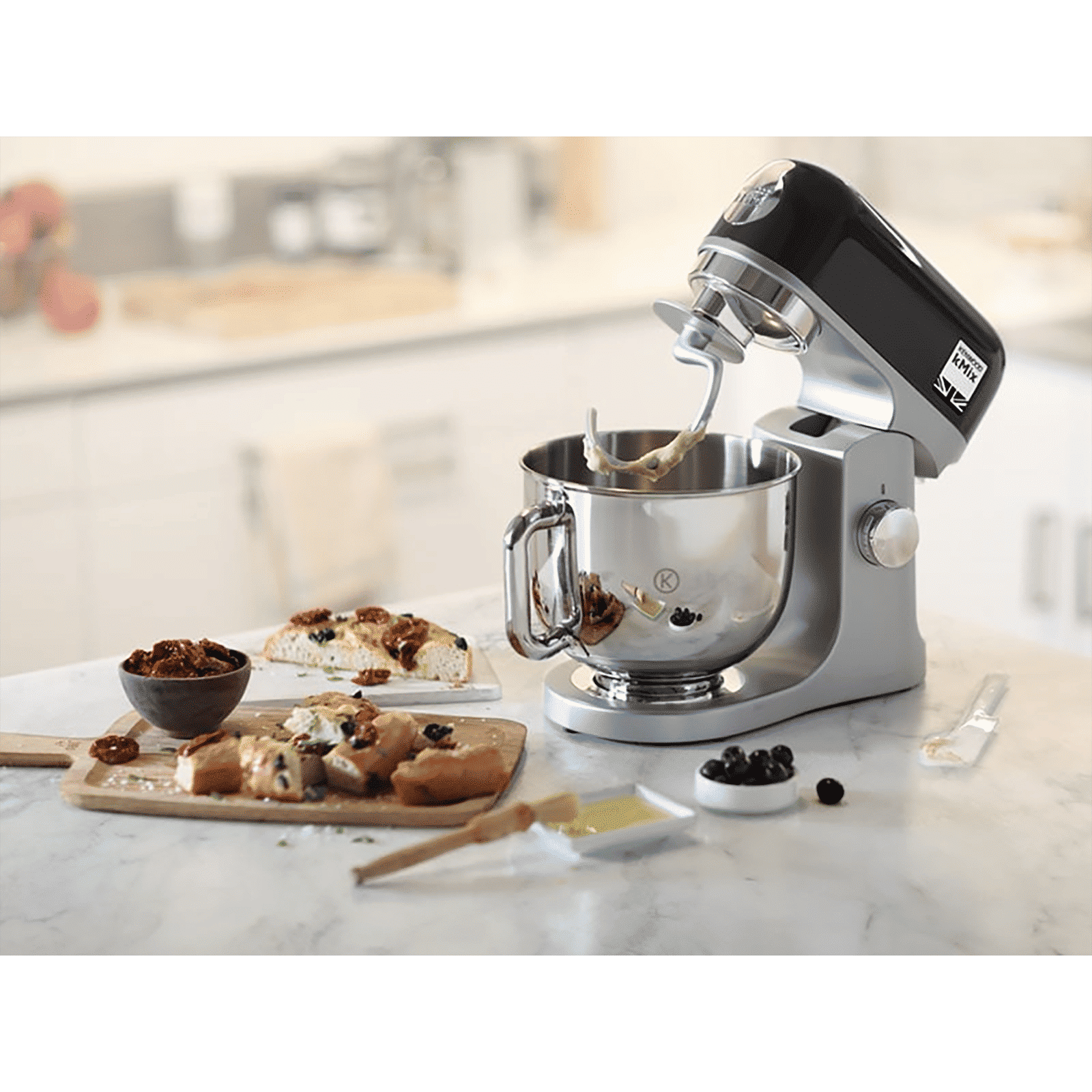 KENWOOD kMix 1000 Watt Stand Mixer (Fold Function, Black)_4