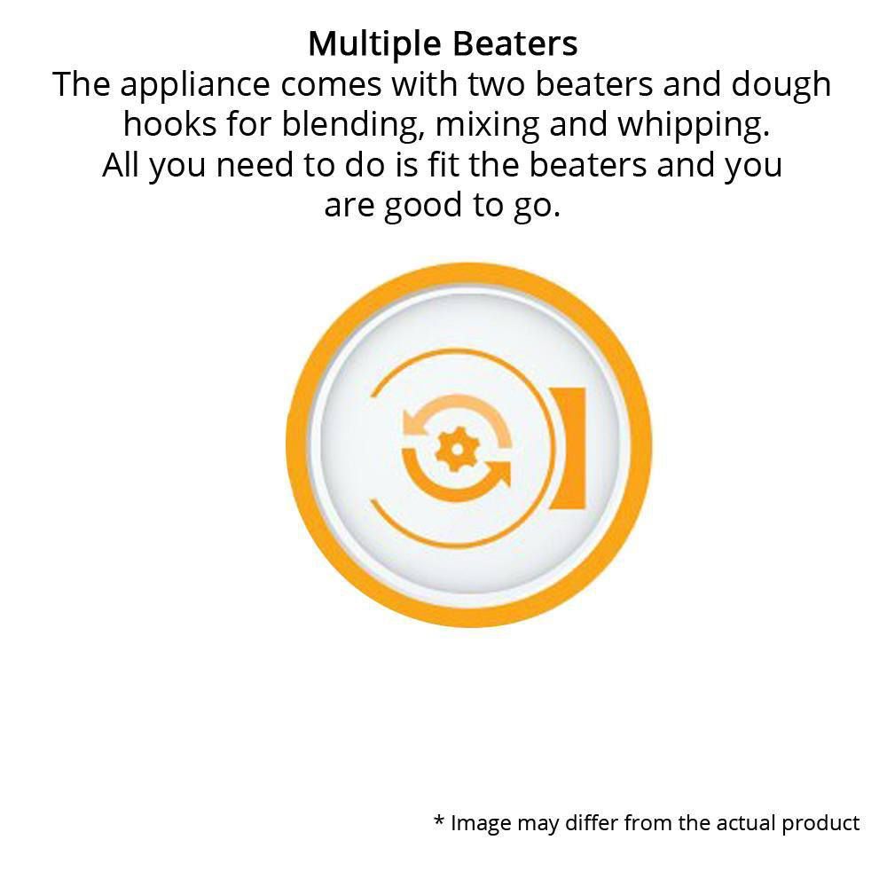 KENT 300 Watt 5 Speed Hand Blender with 4 Attachments (Overload Protection, White)_9