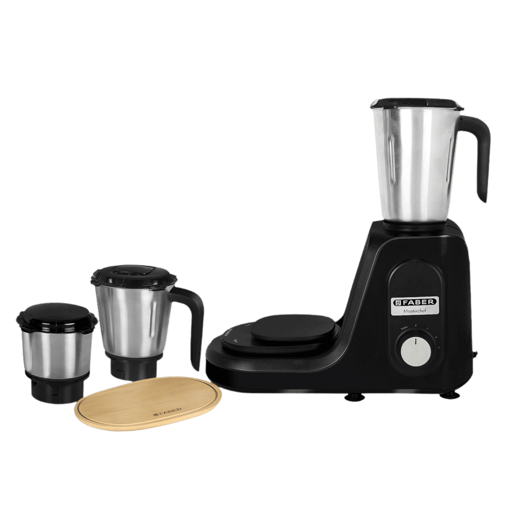 FABER Master Chef 1000 Watt 4 Jars Juicer Mixer Grinder (22000 RPM, Dual Fan Cooling, Black)_12