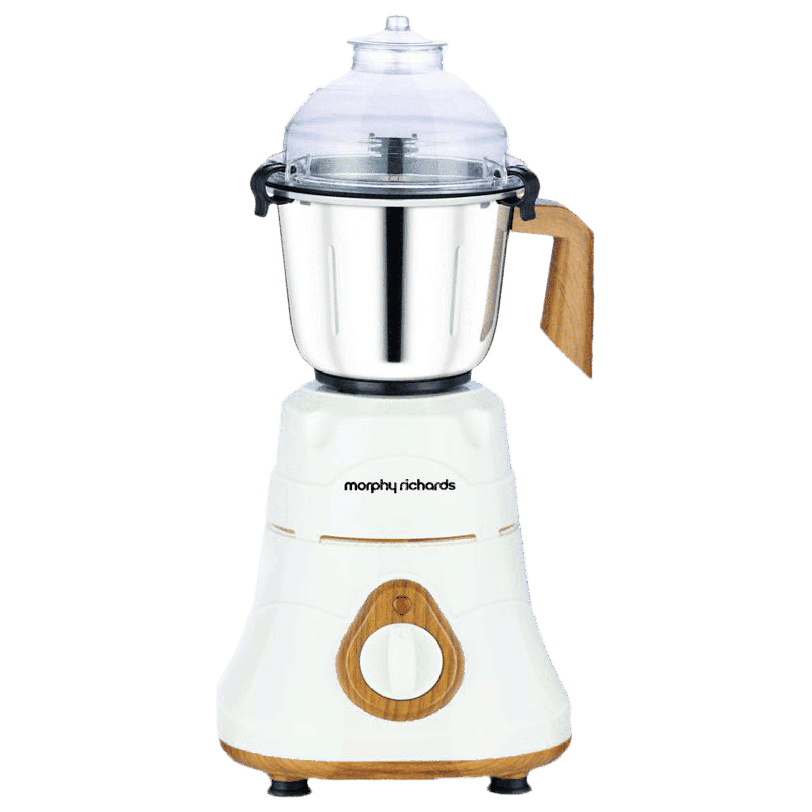morphy richards Brut 800 Watts 3 Jars Mixer Grinder (Silicon Gaskets, 640110, Wood Finish with Parker White)_13