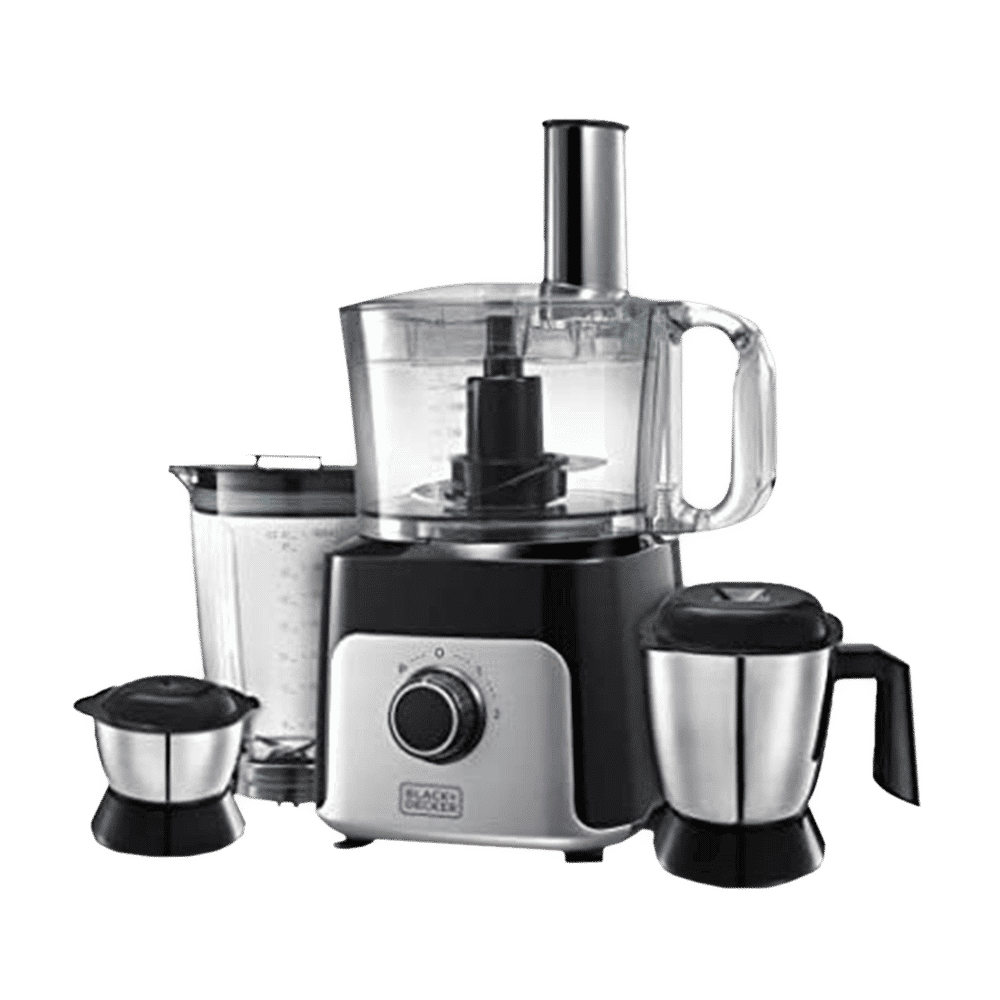 BLACK&DECKER 800 Watt Food Processor with 7 Blades (Black) BLACK&DECKER 800 Watt Food Processor with 7 Blades (Black)_1
