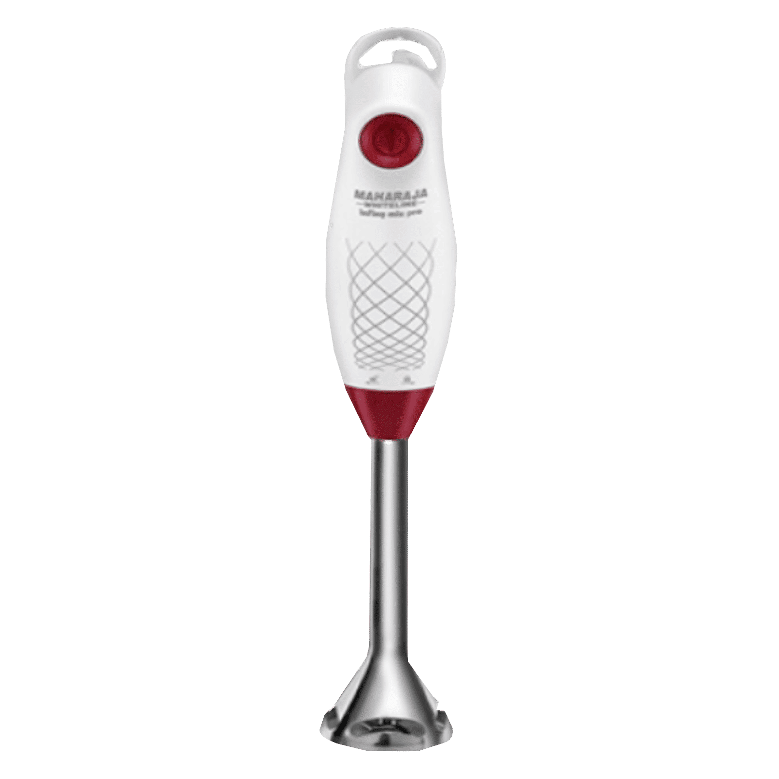 MAHARAJA WHITELINE Infiny Mix Pro+ 250 Watt Hand Blender with 3 Attachments (Ergonomic Handle, Red/White)_1