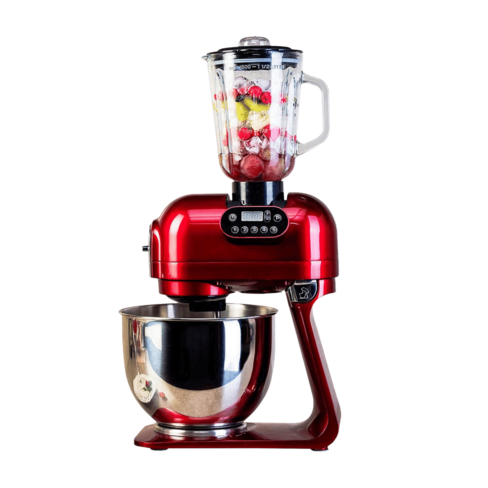 HAFELE Klara Highline 1000 Watt 1 Jar Stand Mixer (Beater Function, 535.43.275, Murphy Red) HAFELE Klara Highline 1000 Watt 1 Jar Stand Mixer (Beater Function, 535.43.275, Murphy Red)_1