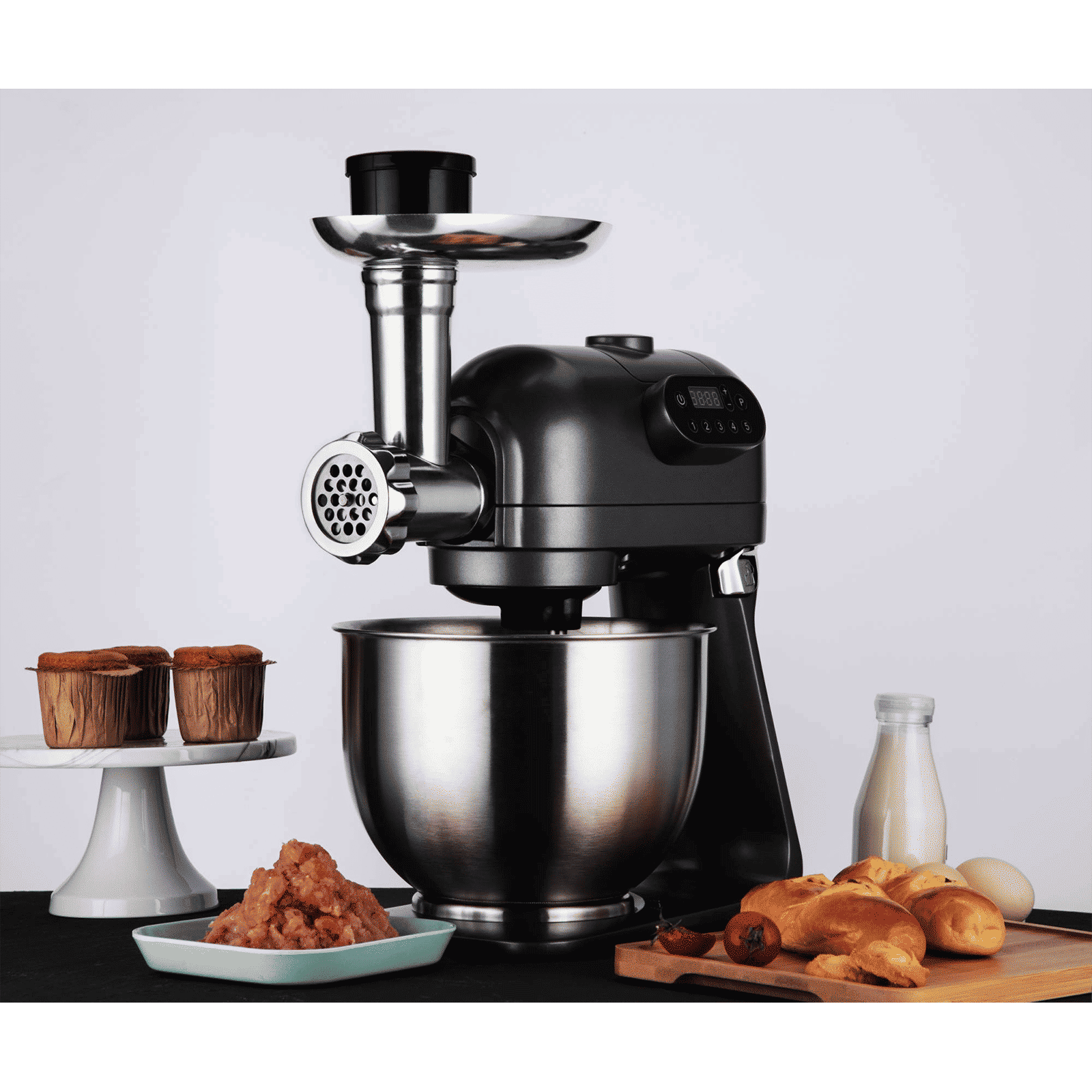 HAFELE Klara Highline 1000 Watt 1 Jar Stand Mixer (Beater Function, 535.43.274, Gothic Grey)_10