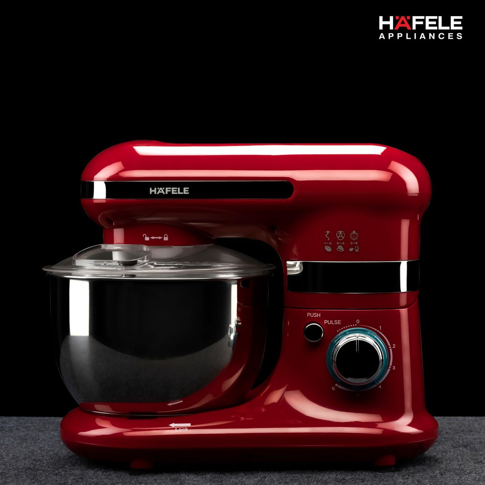 HAFELE Glamline Pro 800 Watt 1 Jar Mixer Grinder (High Speed Gear Transmission, Red)_11