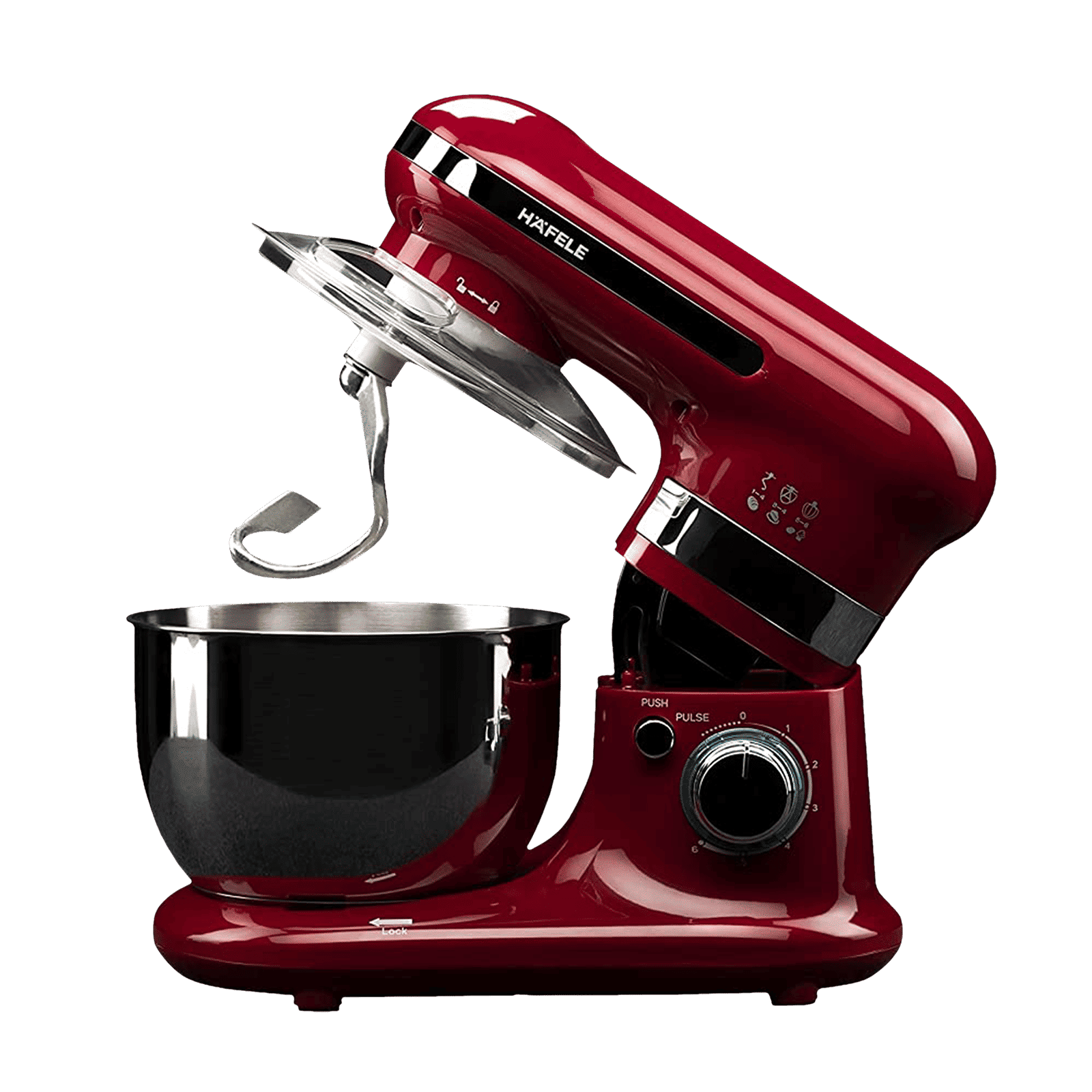 HAFELE Glamline Pro 800 Watt 1 Jar Mixer Grinder (High Speed Gear Transmission, Red)_8