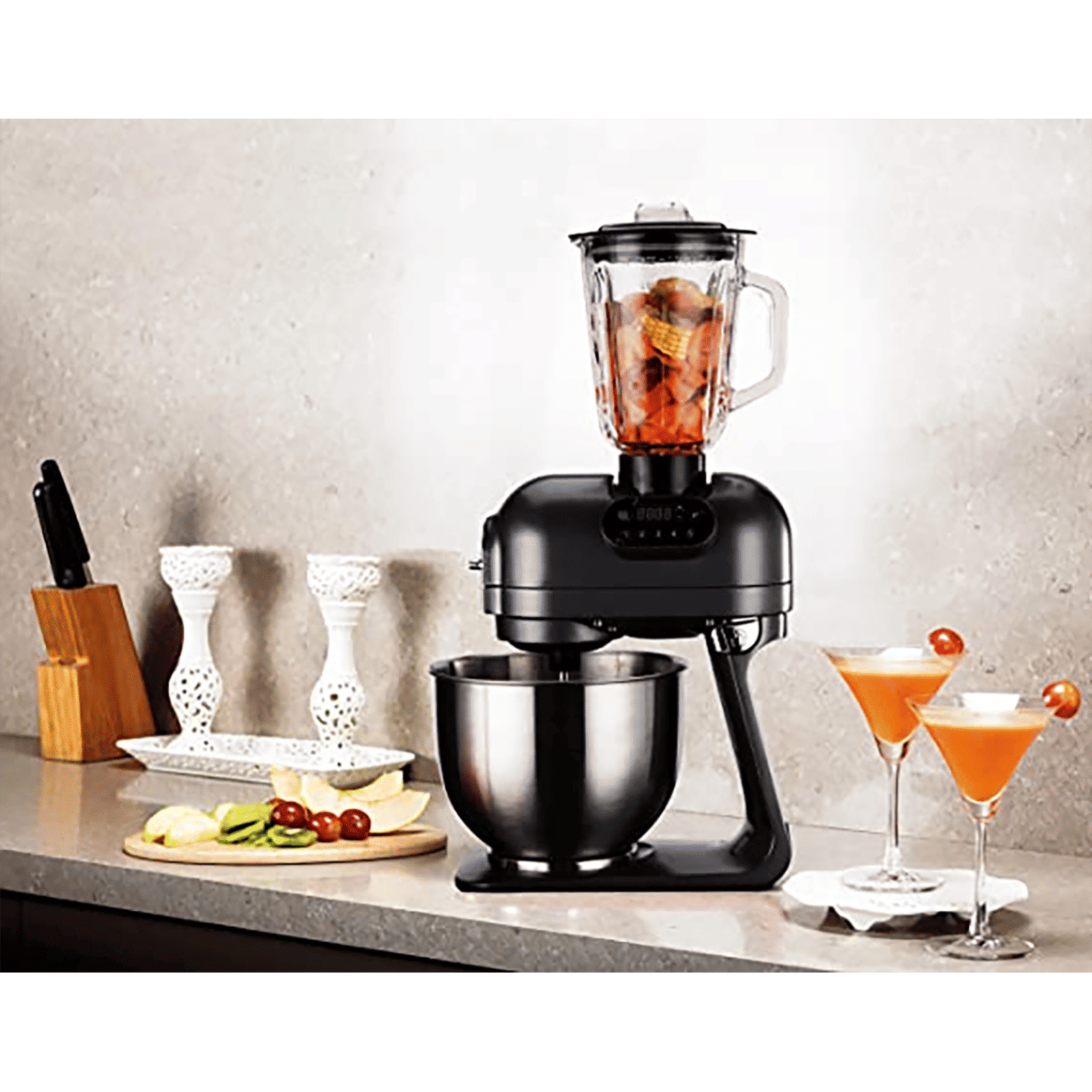 HAFELE Klara Pro Touch 1000 Watt 1 Jar Stand Mixer (Touch Control Pad, Grey) HAFELE Klara Pro Touch 1000 Watt 1 Jar Stand Mixer (Touch Control Pad, Grey)_7