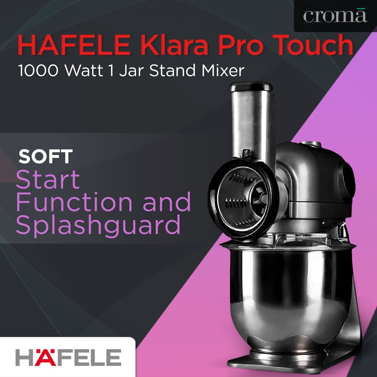 HAFELE Klara Pro Touch 1000 Watt 1 Jar Stand Mixer (Touch Control Pad, Grey) HAFELE Klara Pro Touch 1000 Watt 1 Jar Stand Mixer (Touch Control Pad, Grey)_11