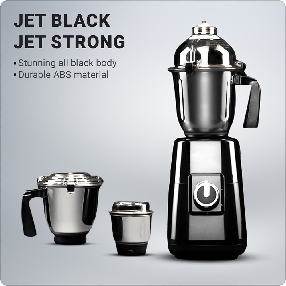 HAFELE Eleganz 800 Watt 3 Jars Mixer Grinder (20000 RPM, 3 Speed Control with Pulse Function, Black)_13