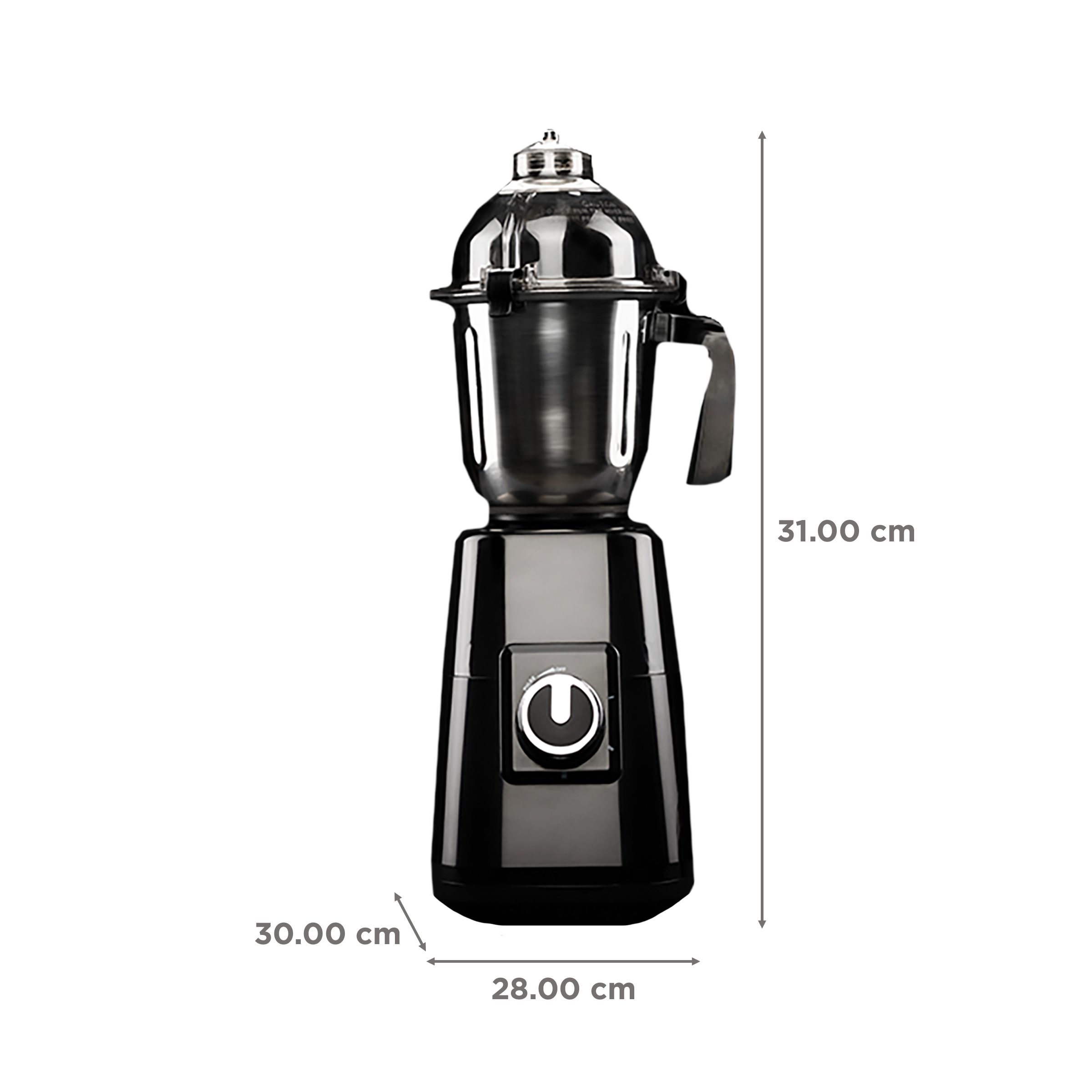 HAFELE Eleganz 800 Watt 3 Jars Mixer Grinder (20000 RPM, 3 Speed Control with Pulse Function, Black)_3