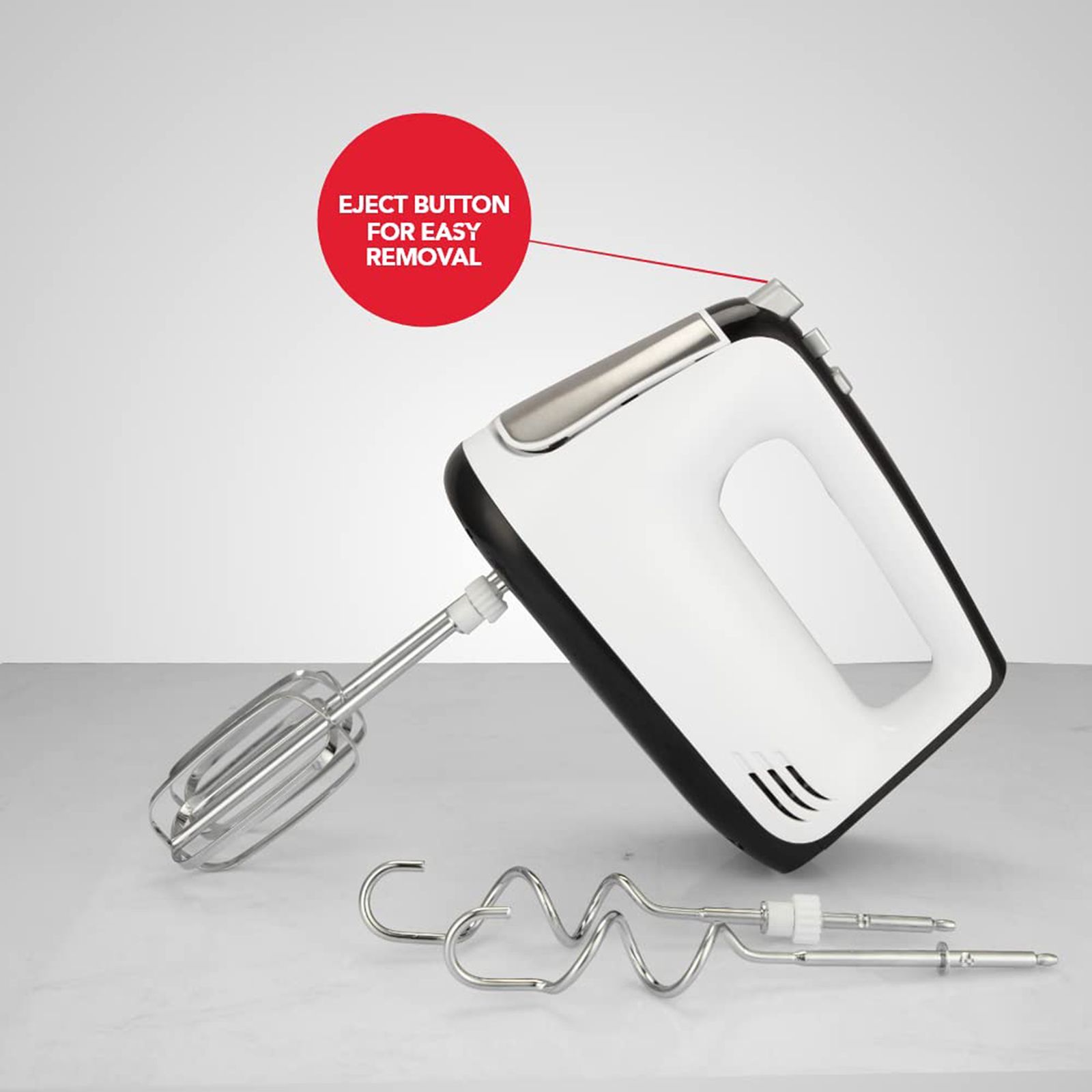 SHARP EM-S34N-W 300 Watt 5 Speed Stand Blender with 3 Attachments (High Power DC Motor, White)_5