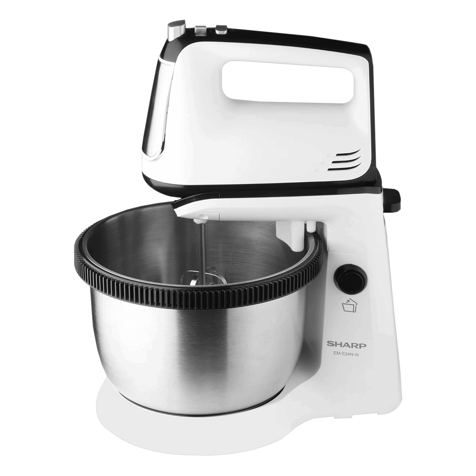 SHARP EM-S34N-W 300 Watt 5 Speed Stand Blender with 3 Attachments (High Power DC Motor, White)_7