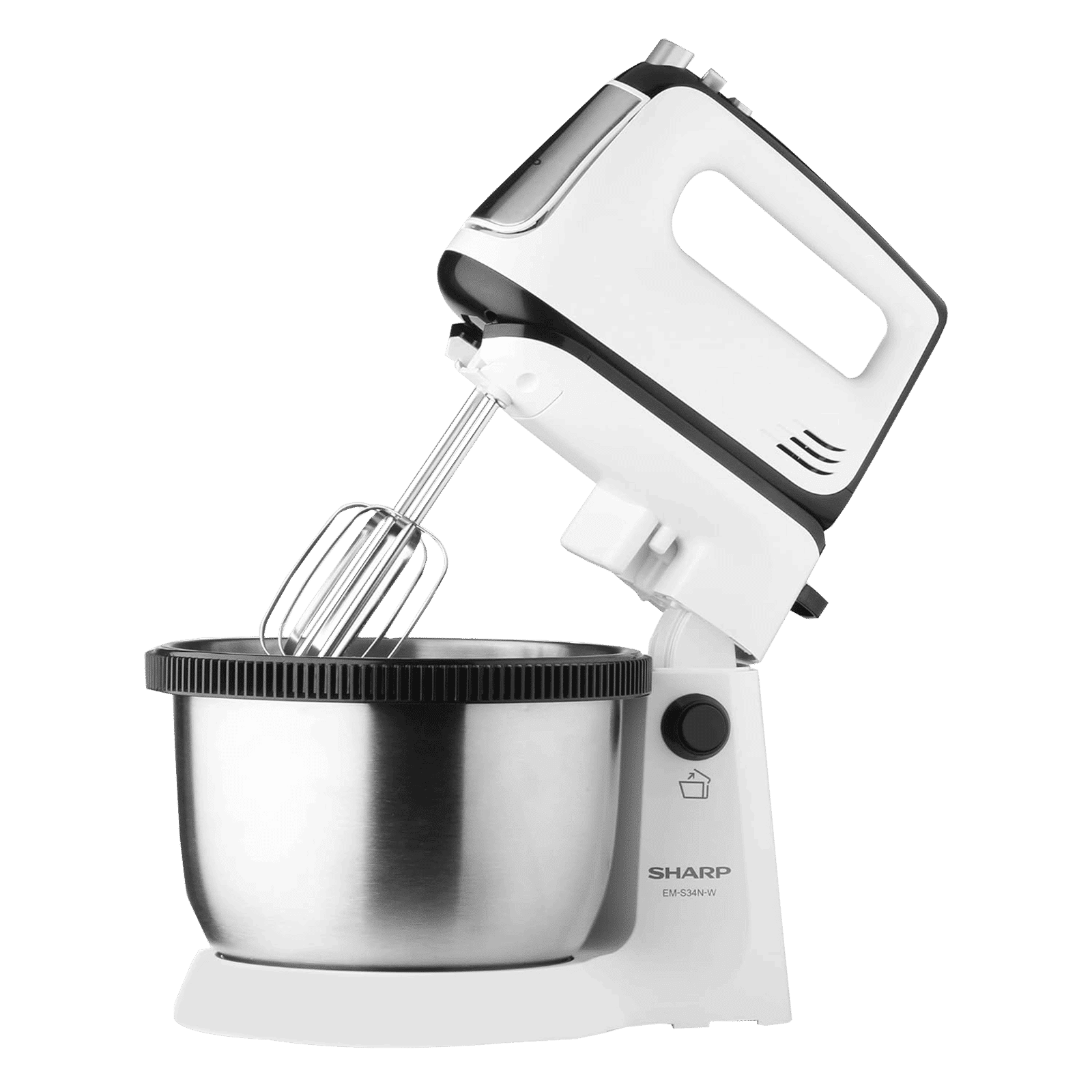 SHARP EM-S34N-W 300 Watt 5 Speed Stand Blender with 3 Attachments (High Power DC Motor, White)_8