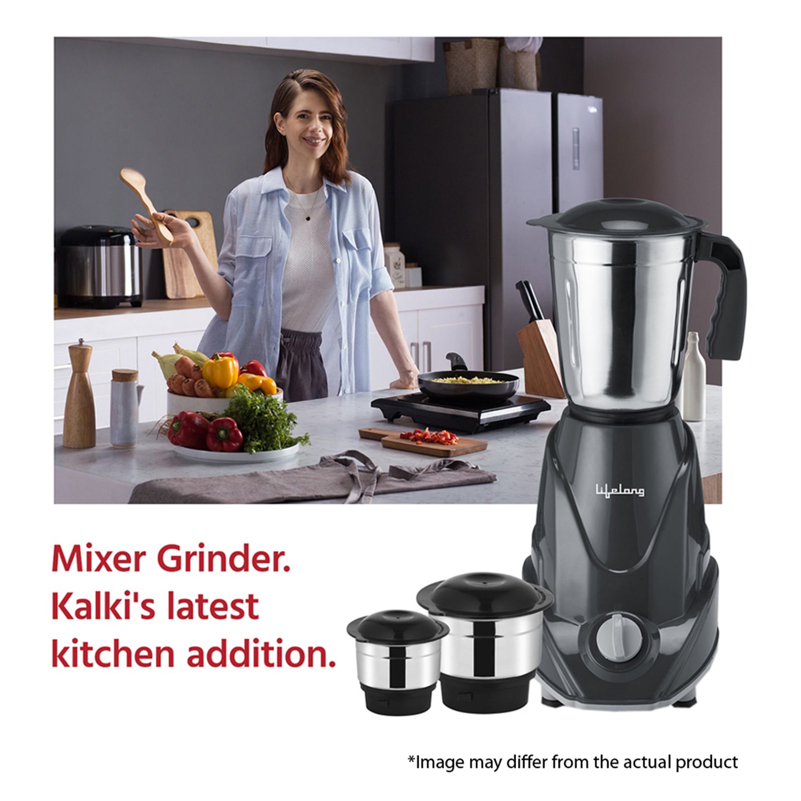 Lifelong Infinia 500 Watt 3 Jars Mixer Grinder (Overload Protection, Grey) Lifelong Infinia 500 Watt 3 Jars Mixer Grinder (Overload Protection, Grey)_7