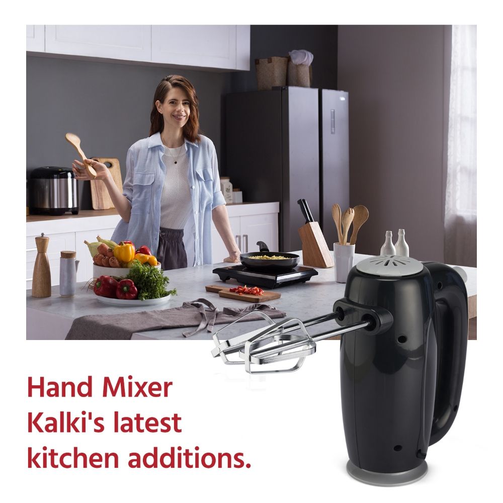 Lifelong Regalia Plus 300 Watt 5 Speed Hand Mixer with 4 Attachments (Overheating Protection, Black)_8