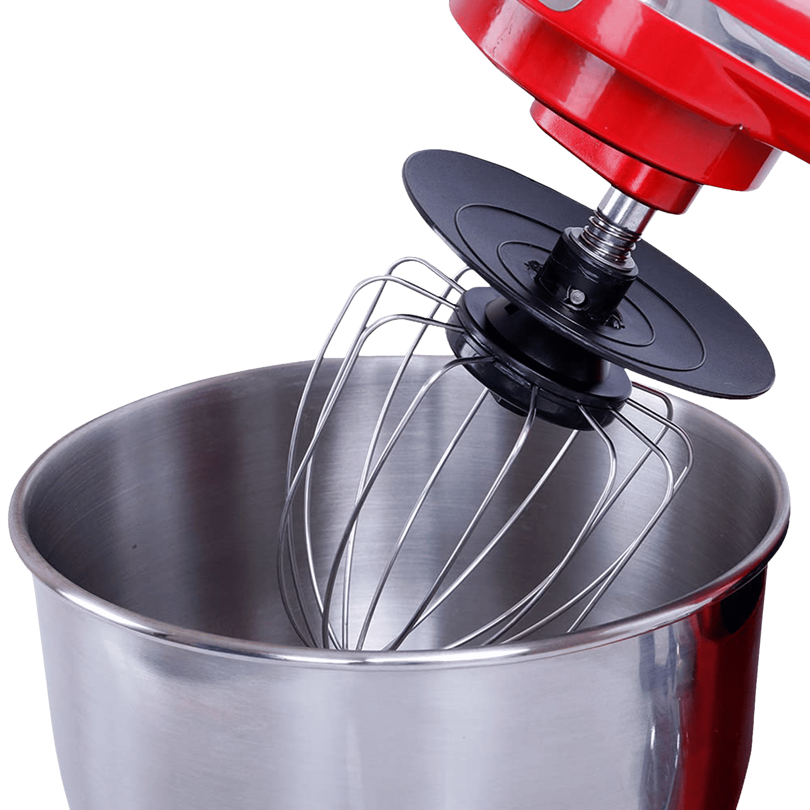 WONDERCHEF Crimson Edge Die-cast Metal 1000 Watts Stand Mixer (3 Attachments, 63153697, Red)_14